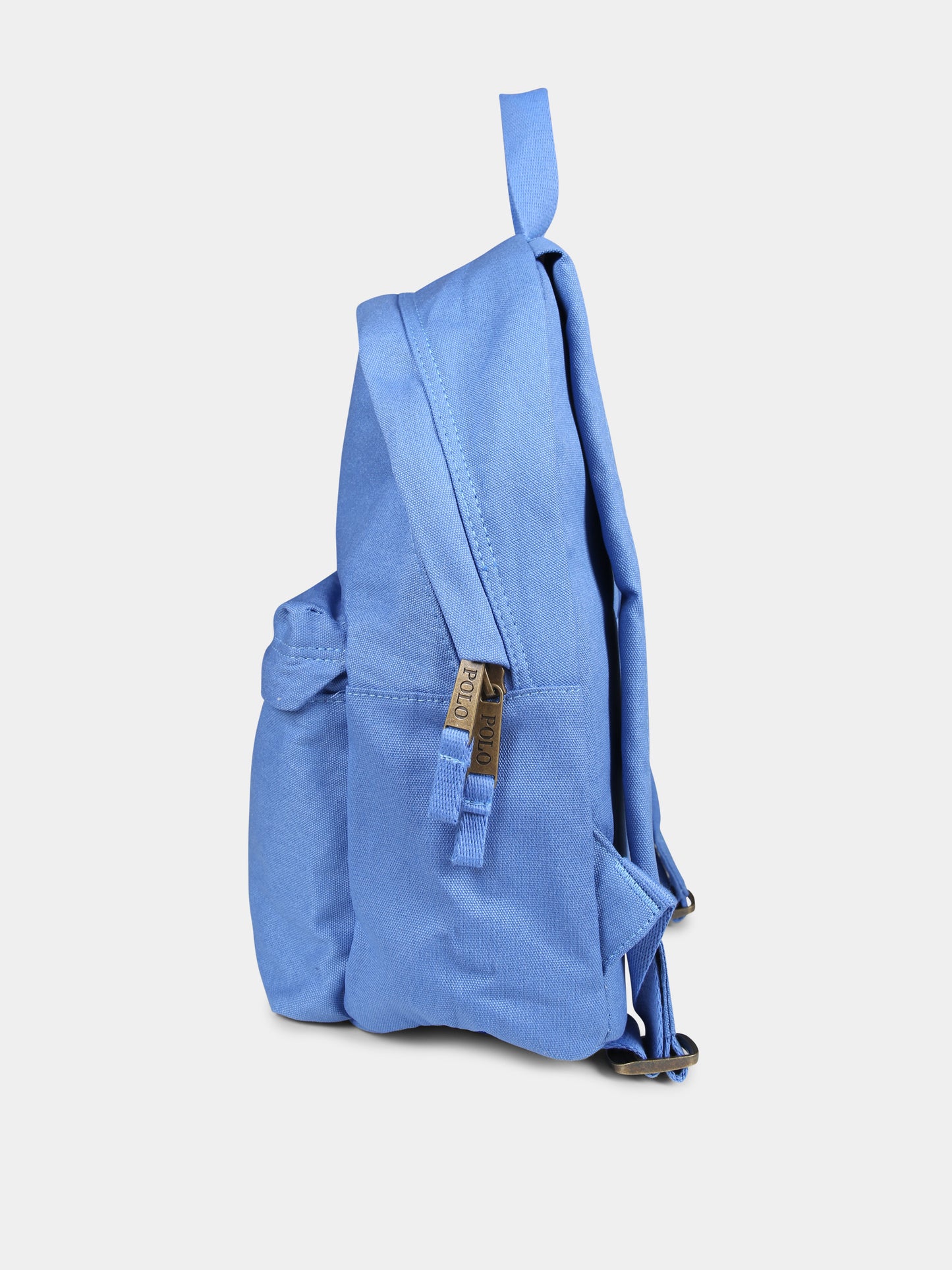 Zaino blu per bambini con Polo Bear,Ralph Lauren Kids,9AR076 BJ0