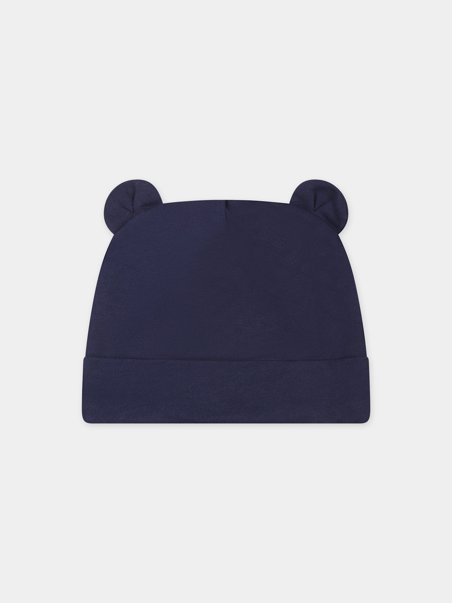 Set blu per neonato con Teddy Bear e logo,Moschino Kids,MUY06Q LCA19 40016