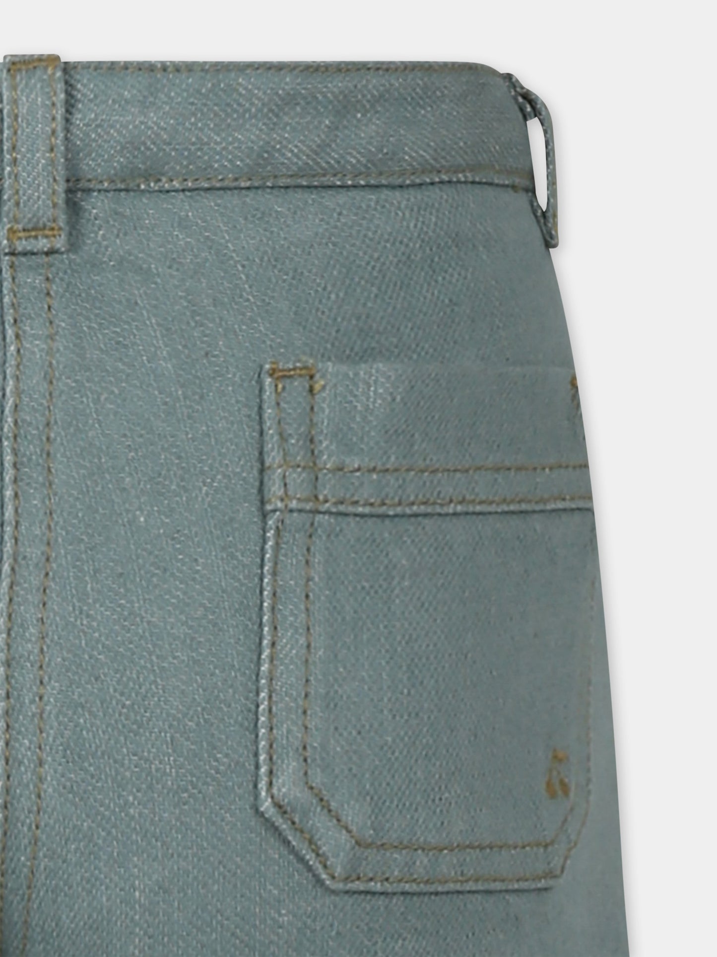 Green shorts for girl with cherries