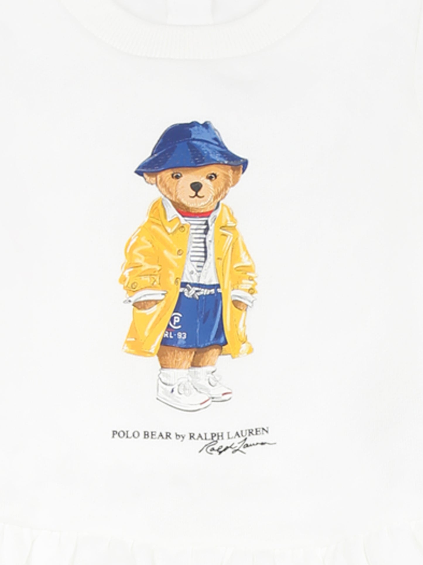 Completo multicolor per neonata con Polo Bear,Ralph Lauren Kids,958245001 PAPER WHITE