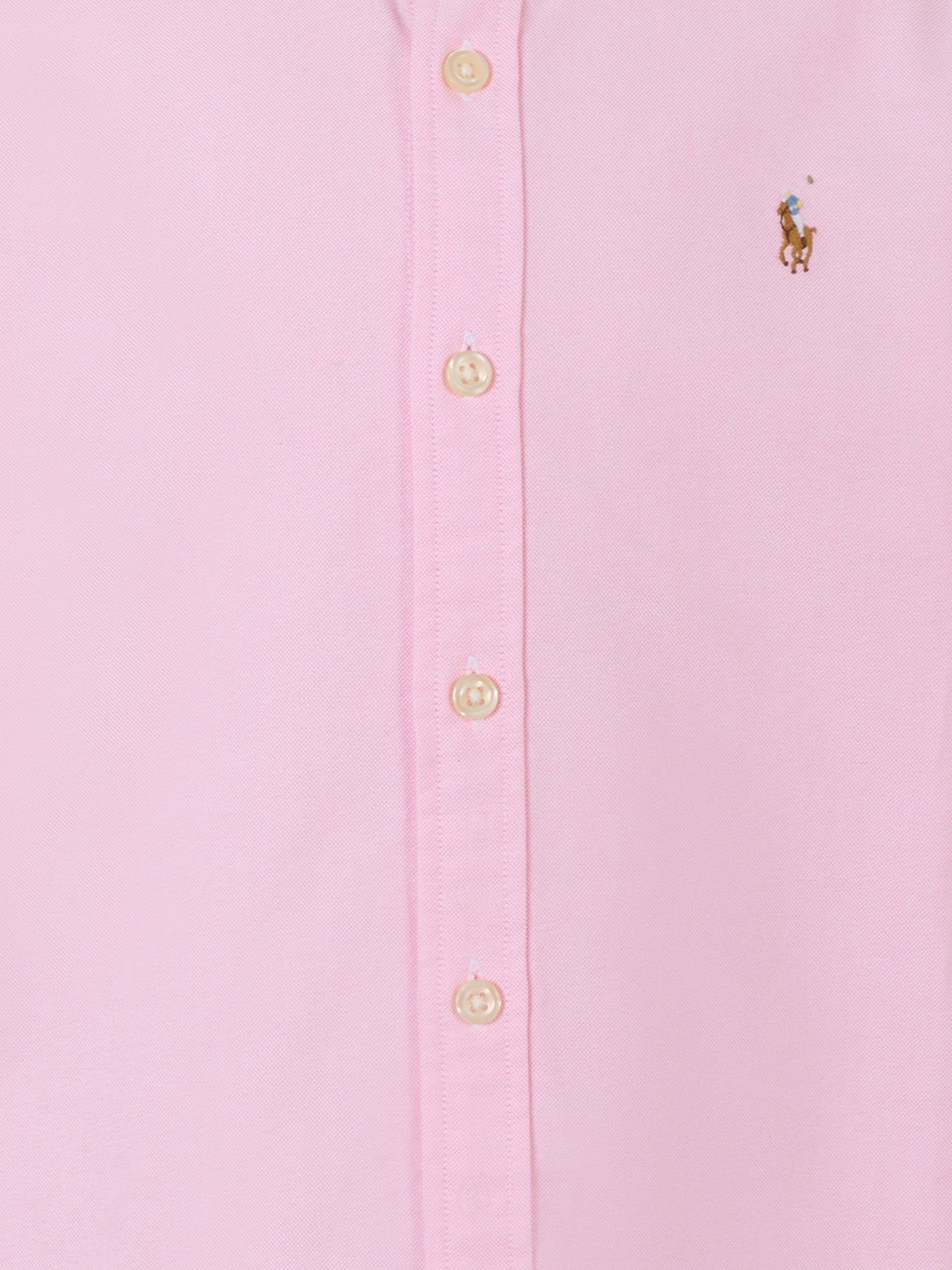 Camicia rosa per bambina con cavallino,Ralph Lauren Kids,929954002 BATH PINK