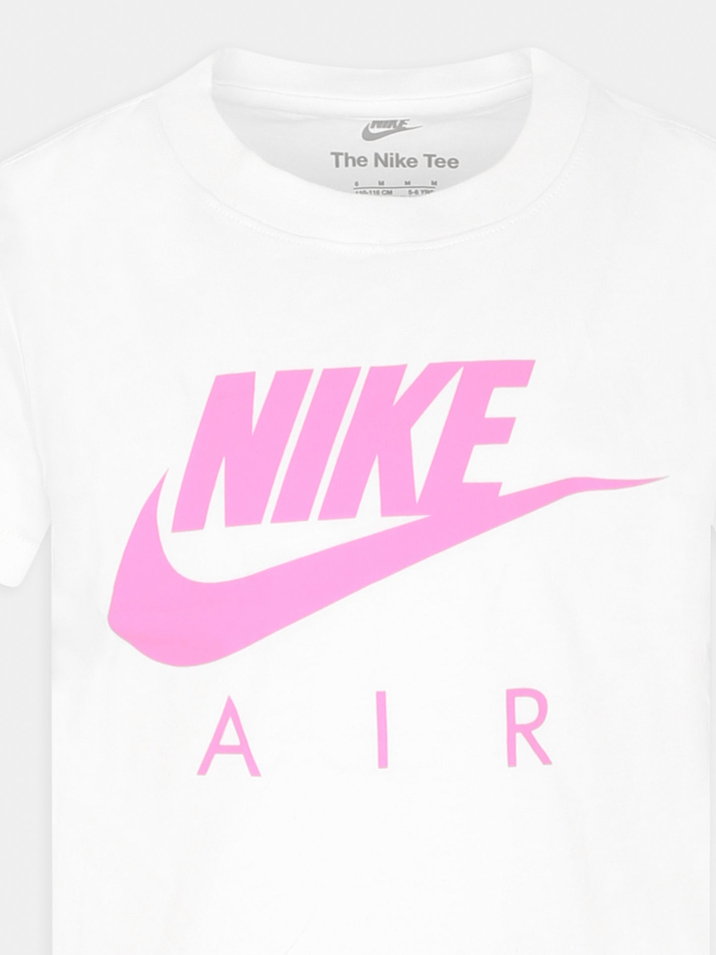 White t-shirt for girl with logo