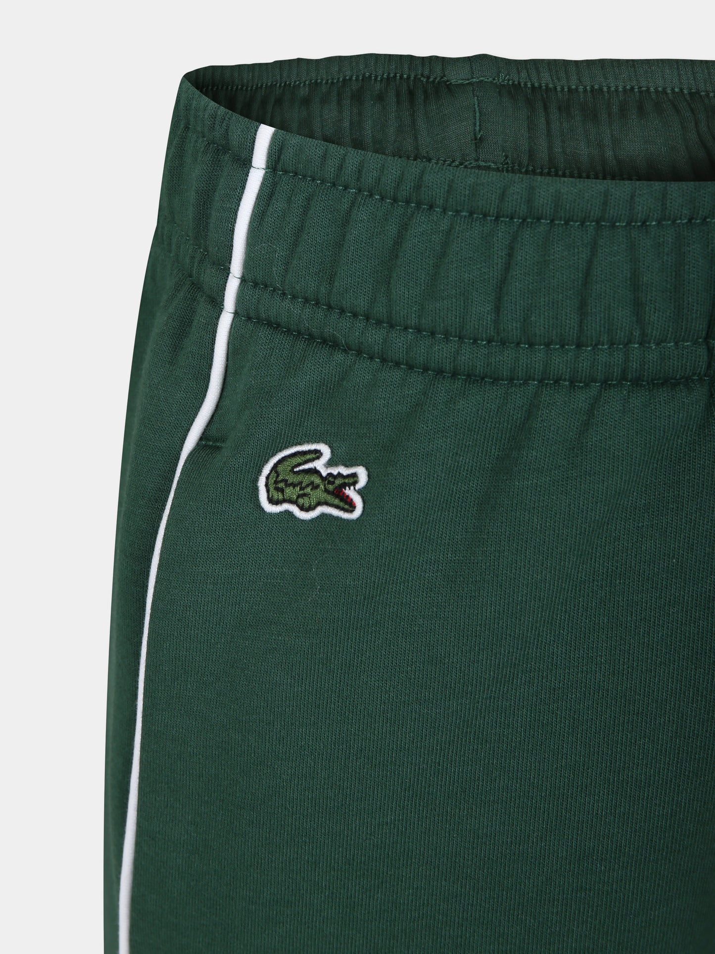 Shorts verdi per bambino con coccodrillo,Lacoste,GJ7340 132