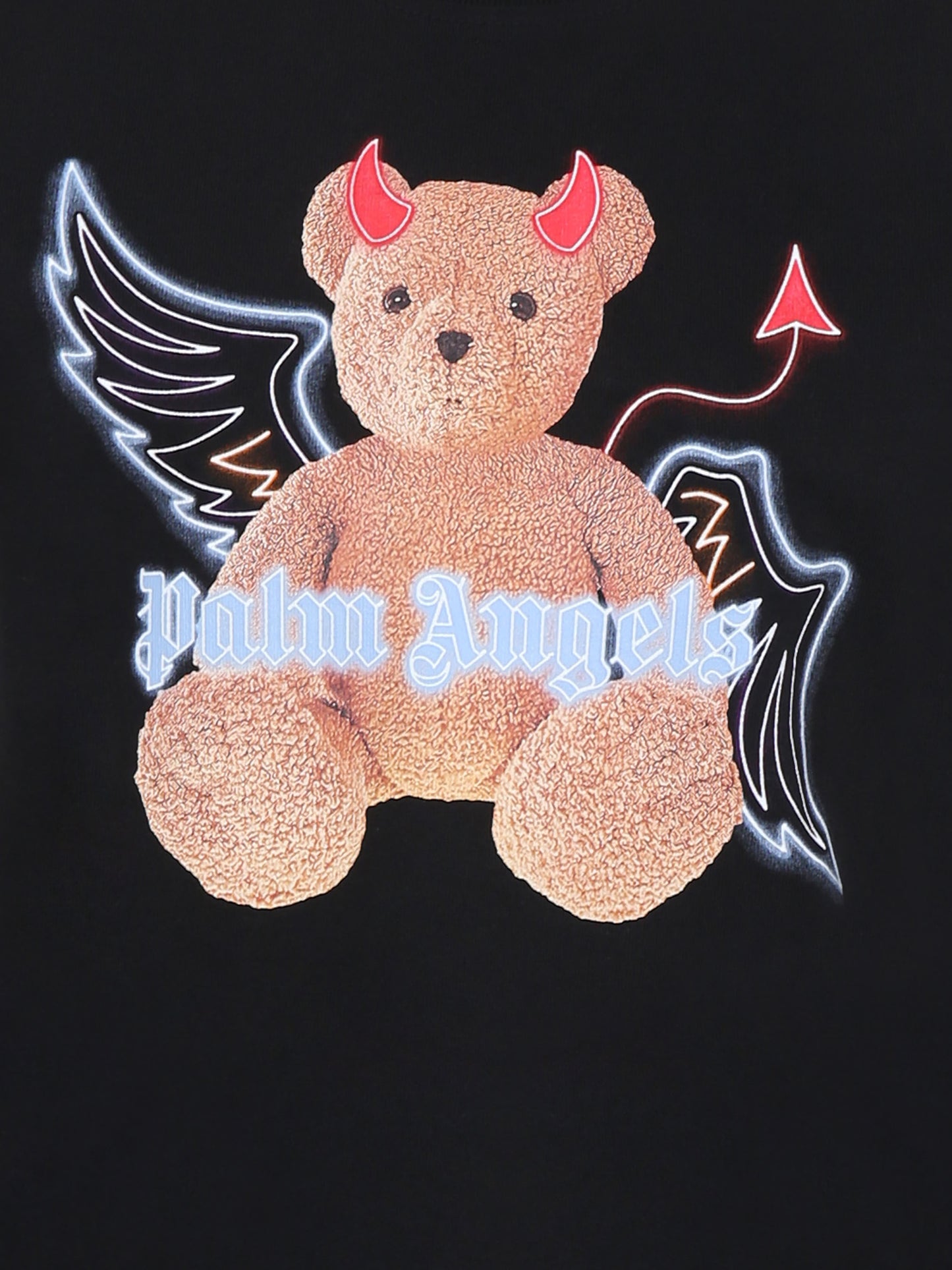 Black t-shirt for boy with bear