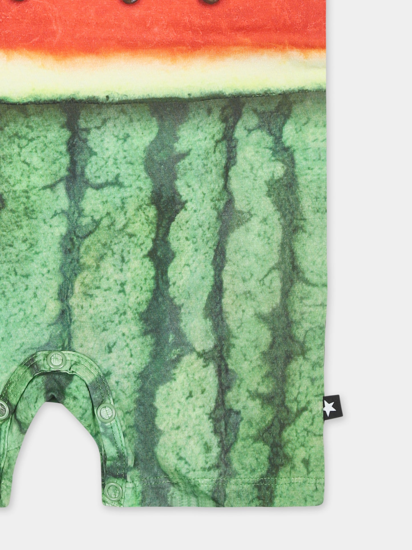 Pagliaccetto Finn multicolor per neoanti con stampa anguria,Molo,6S25B401 9341