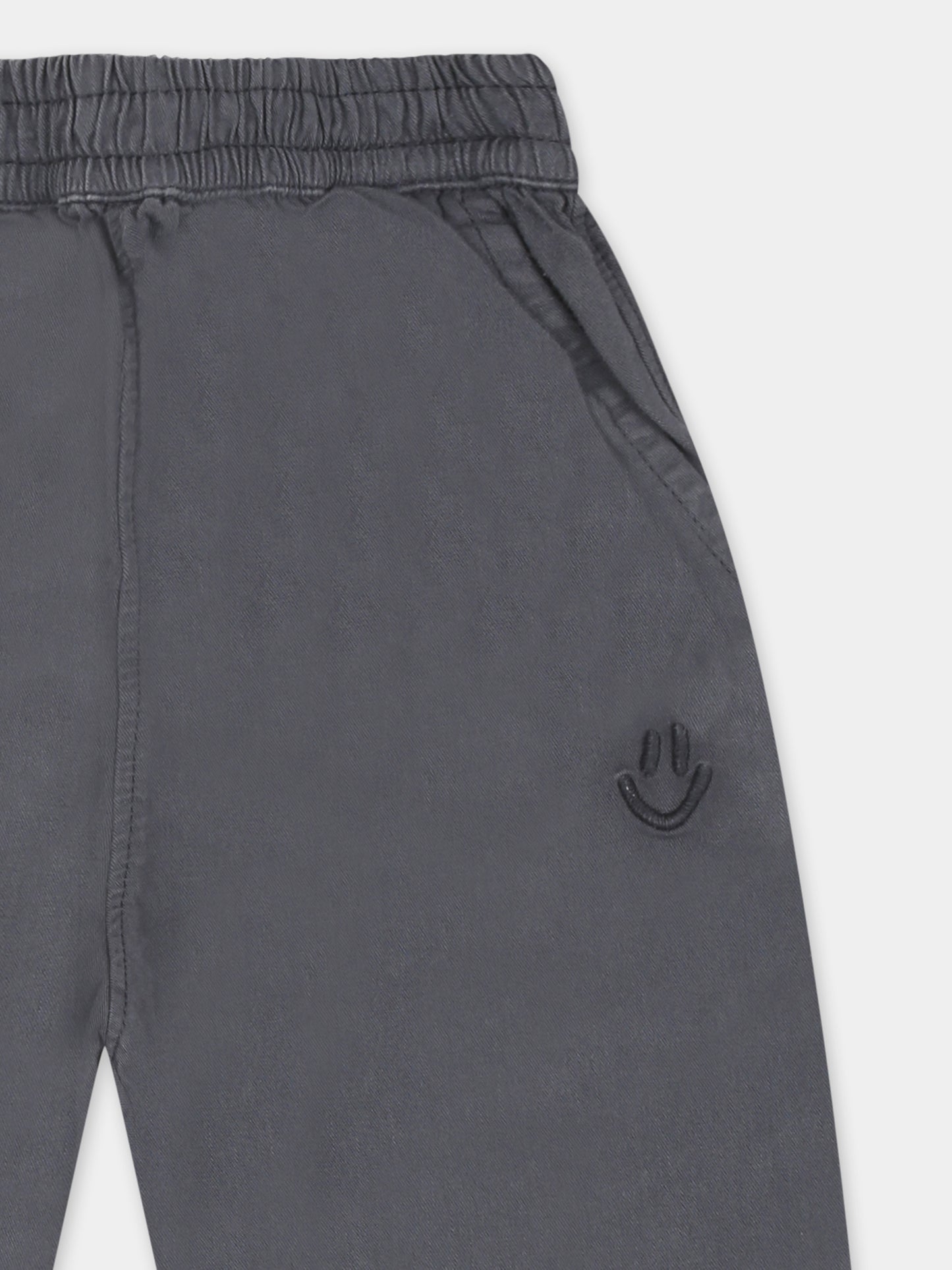 Pantaloni grigi per neonato con smile,Molo,6S25I101 5451