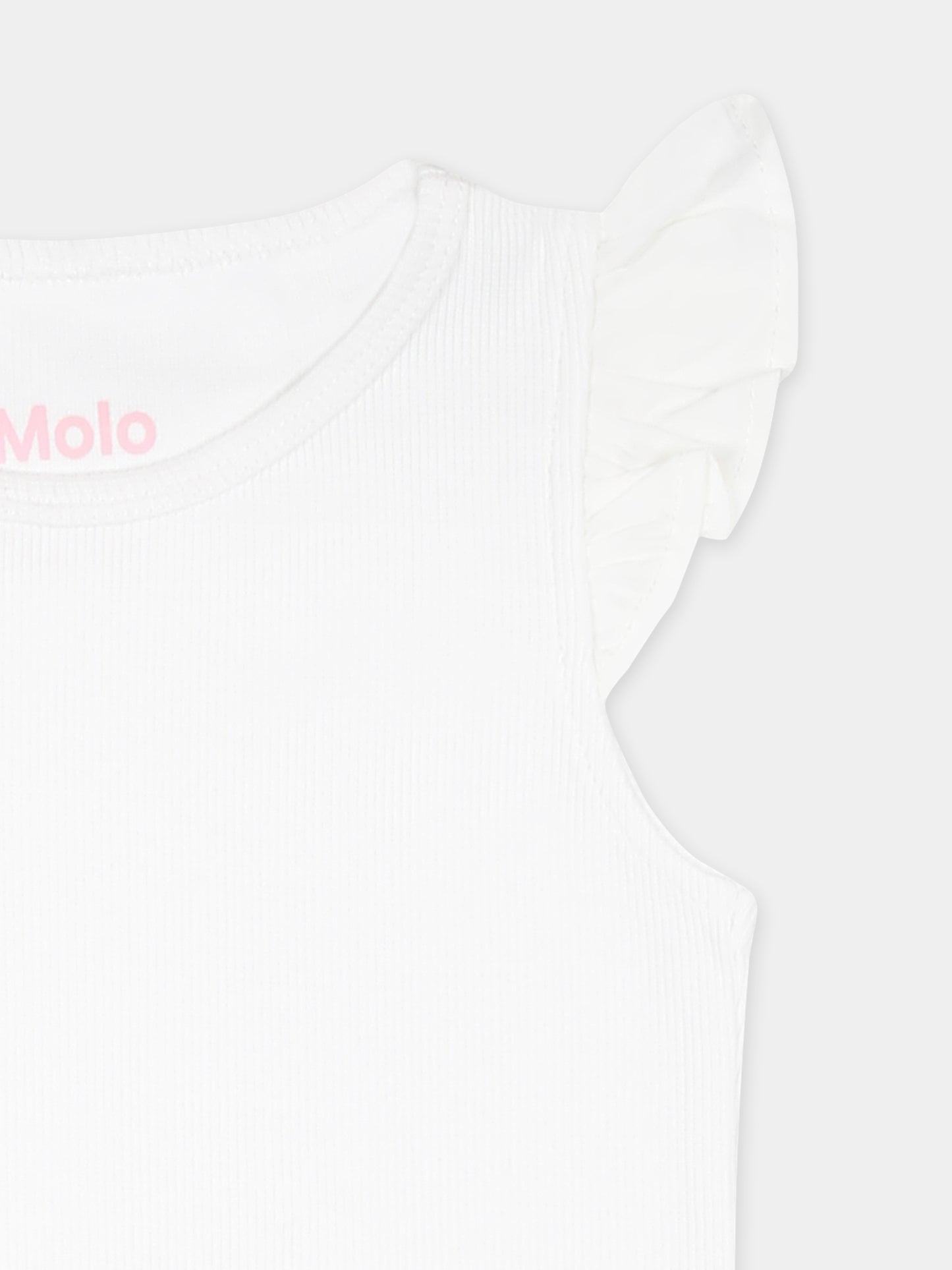 Body Flair bianco per neonata,Molo,4S25B101 5474