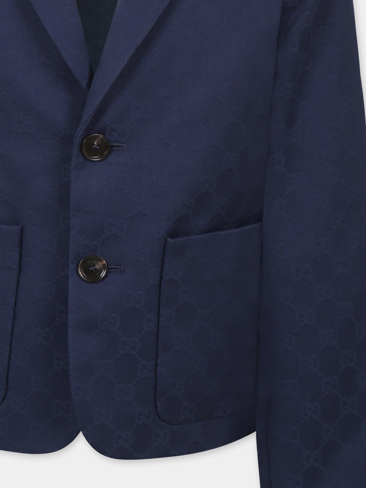 Blue jacket for boy with Web detail