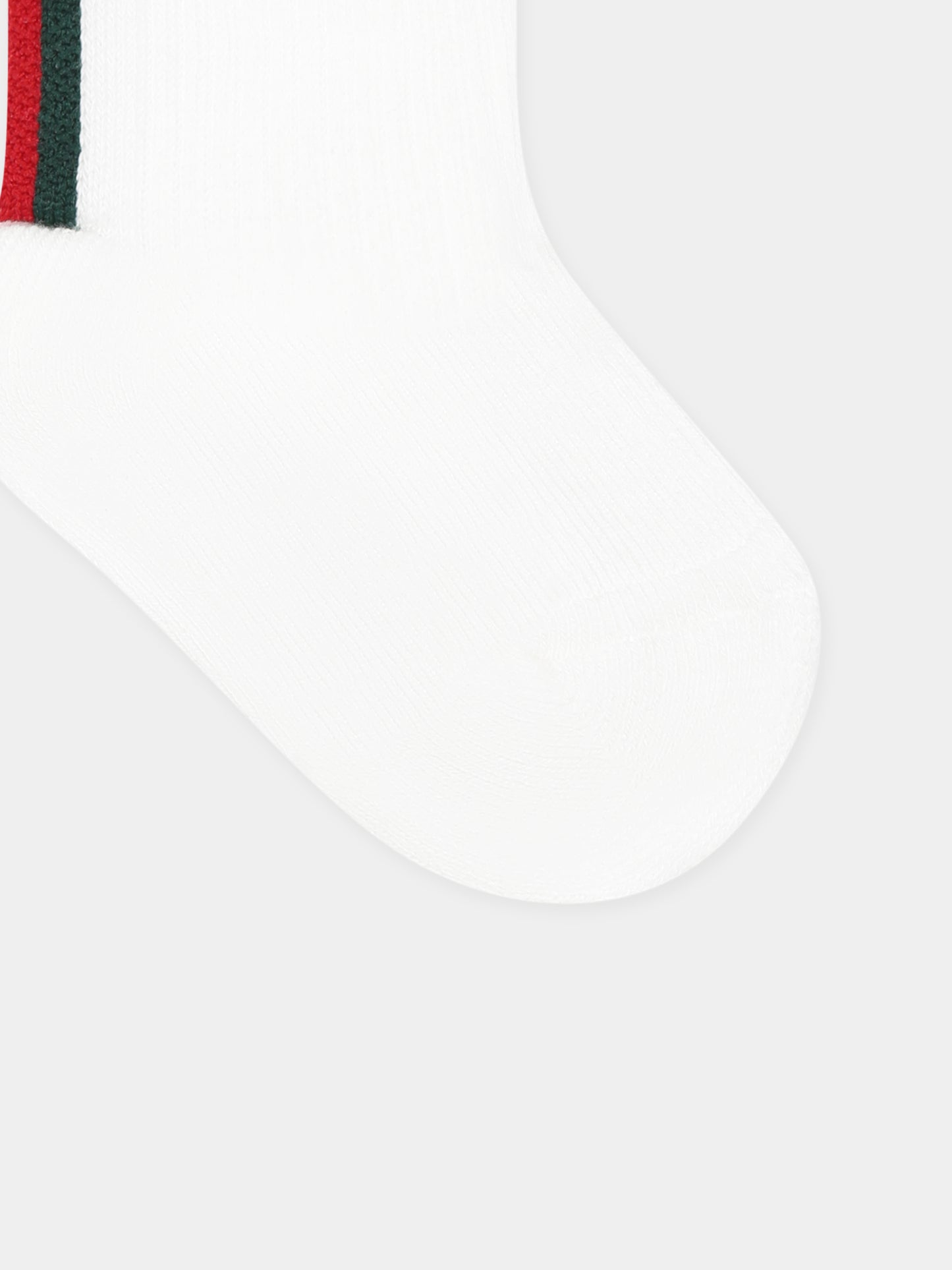 White socks for babykids with Web detail