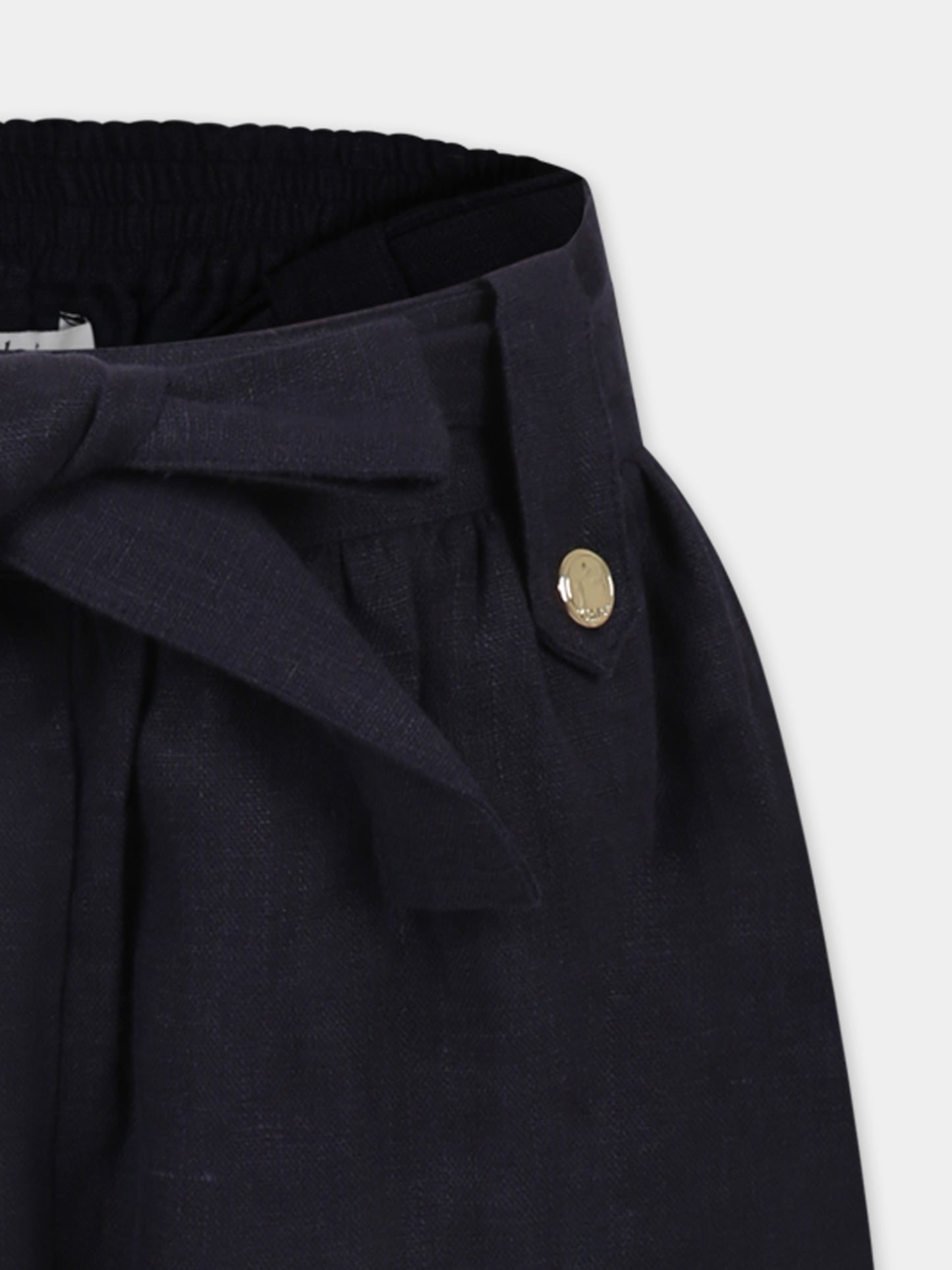 Pantaloni blu per bambina,Chloé Kids,C20601 859