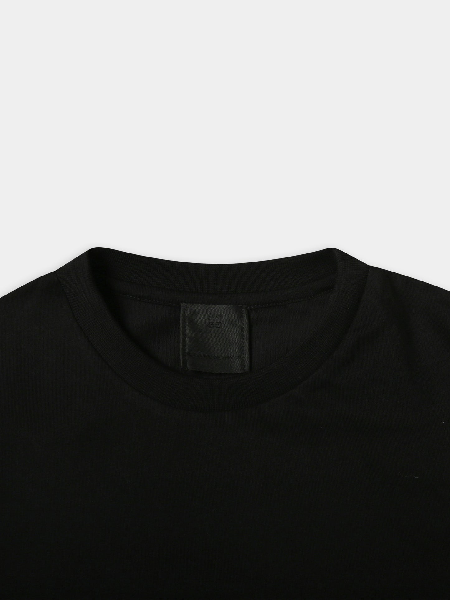 T-shirt nera per neonato con logo,Givenchy Kids,H30640 09B