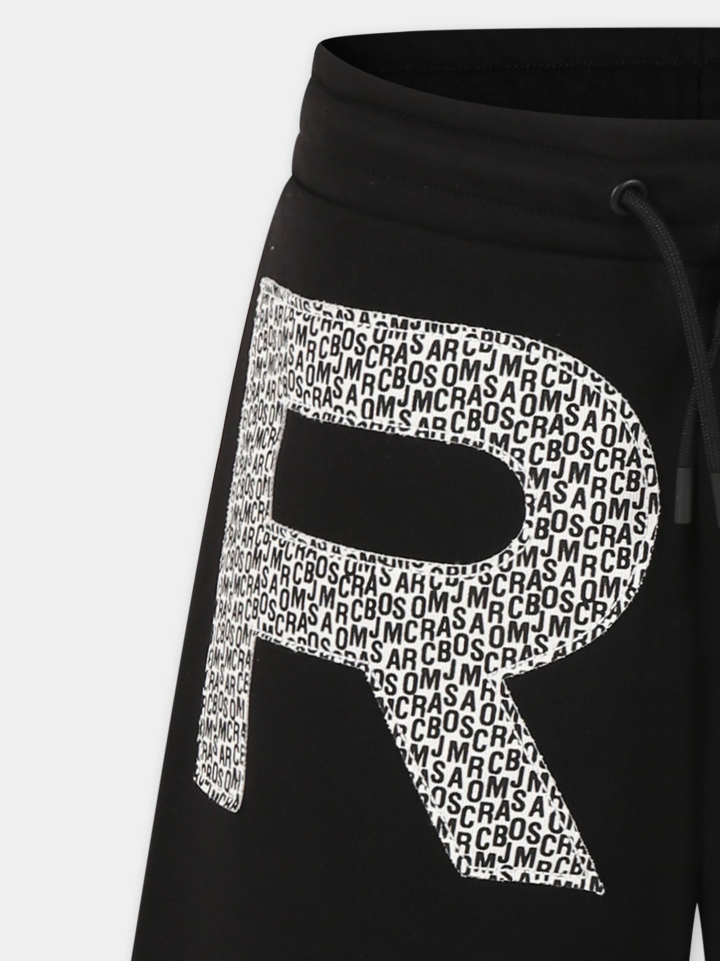 Shorts neri per bambino con logo,Marc Jacobs,W60483 09B
