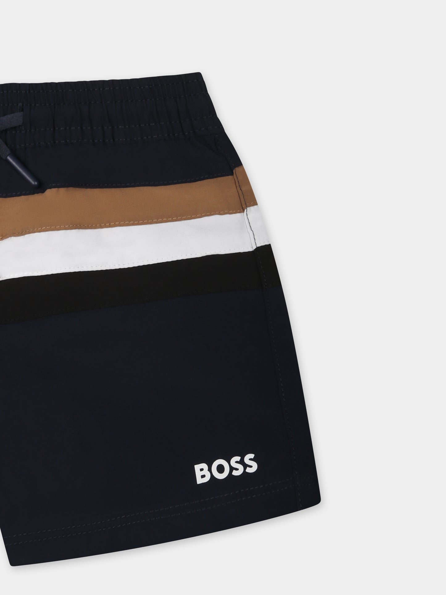 Boxer mare blu per neonato con logo,Boss,J52066 849