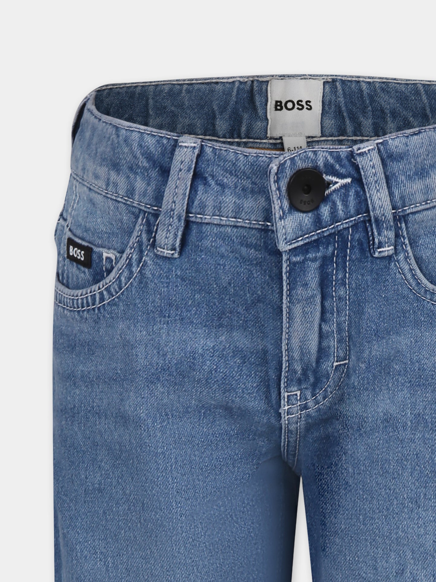 Jeans denim per bambino,Boss,J51986 Z75
