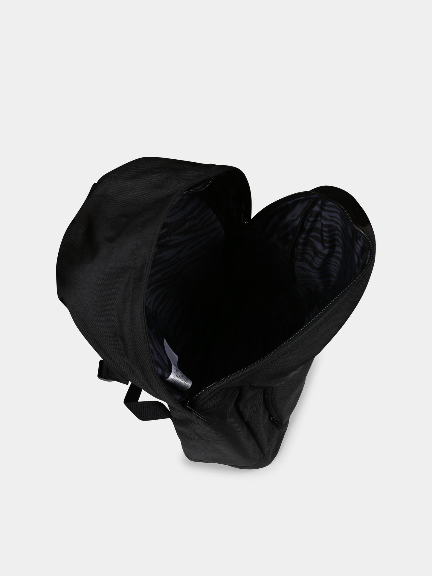 Black backpack for kids with Lucky Tiger