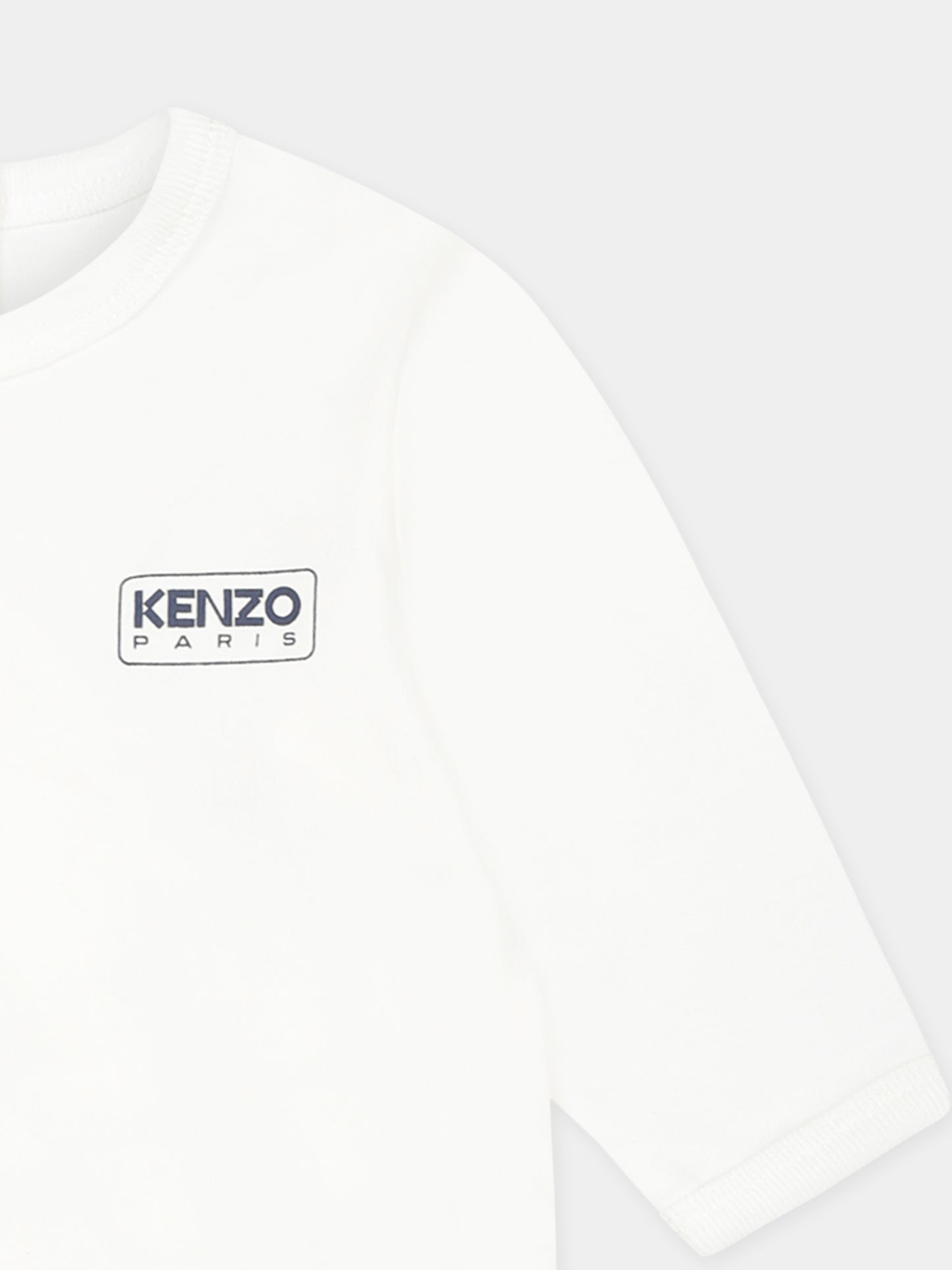Set tutine multicolor per neonato con logo,Kenzo Kids,K60872 117