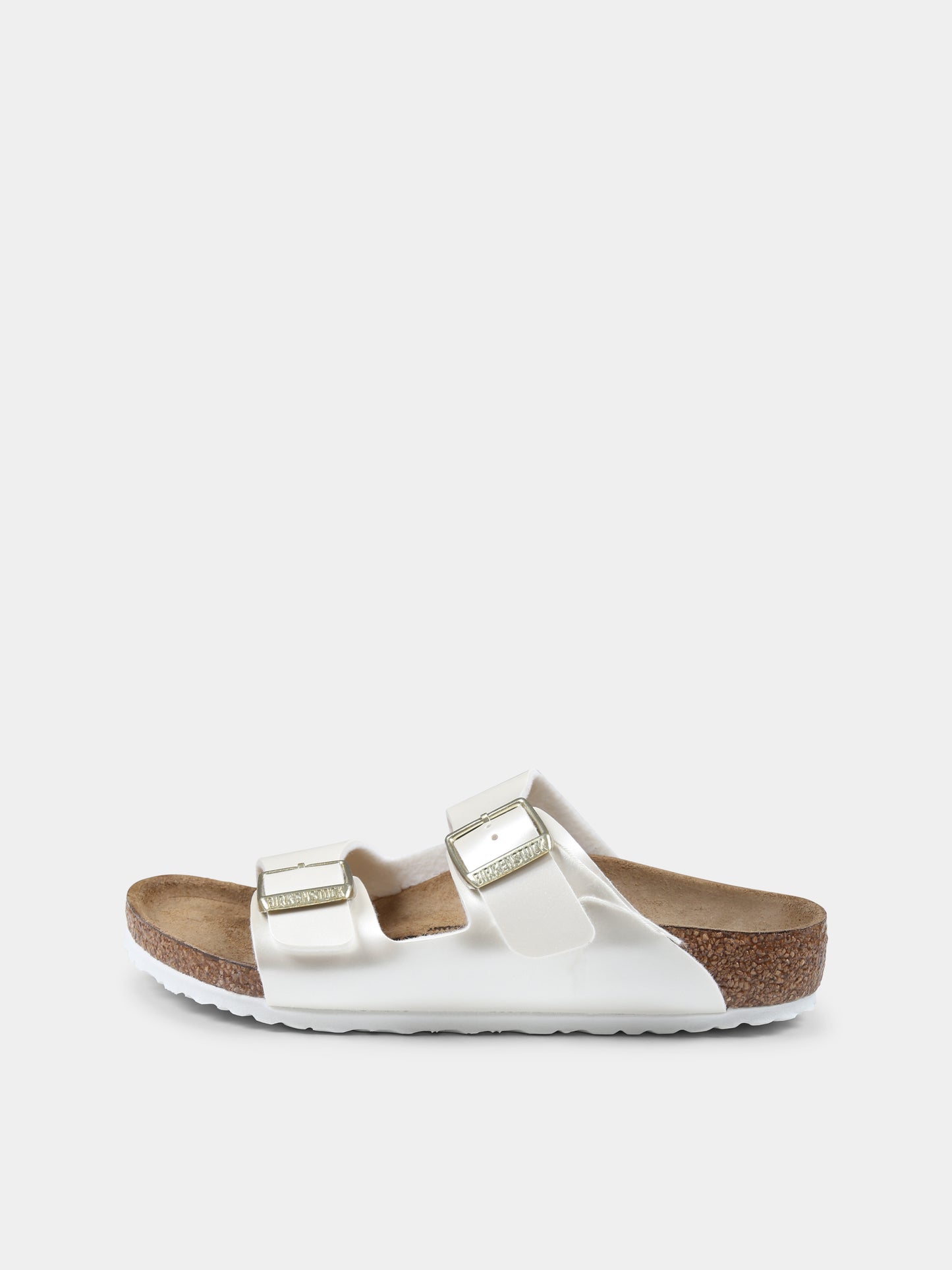 Sandali Arizona bianchi per bambina,Birkenstock,1029456 ARIZONA