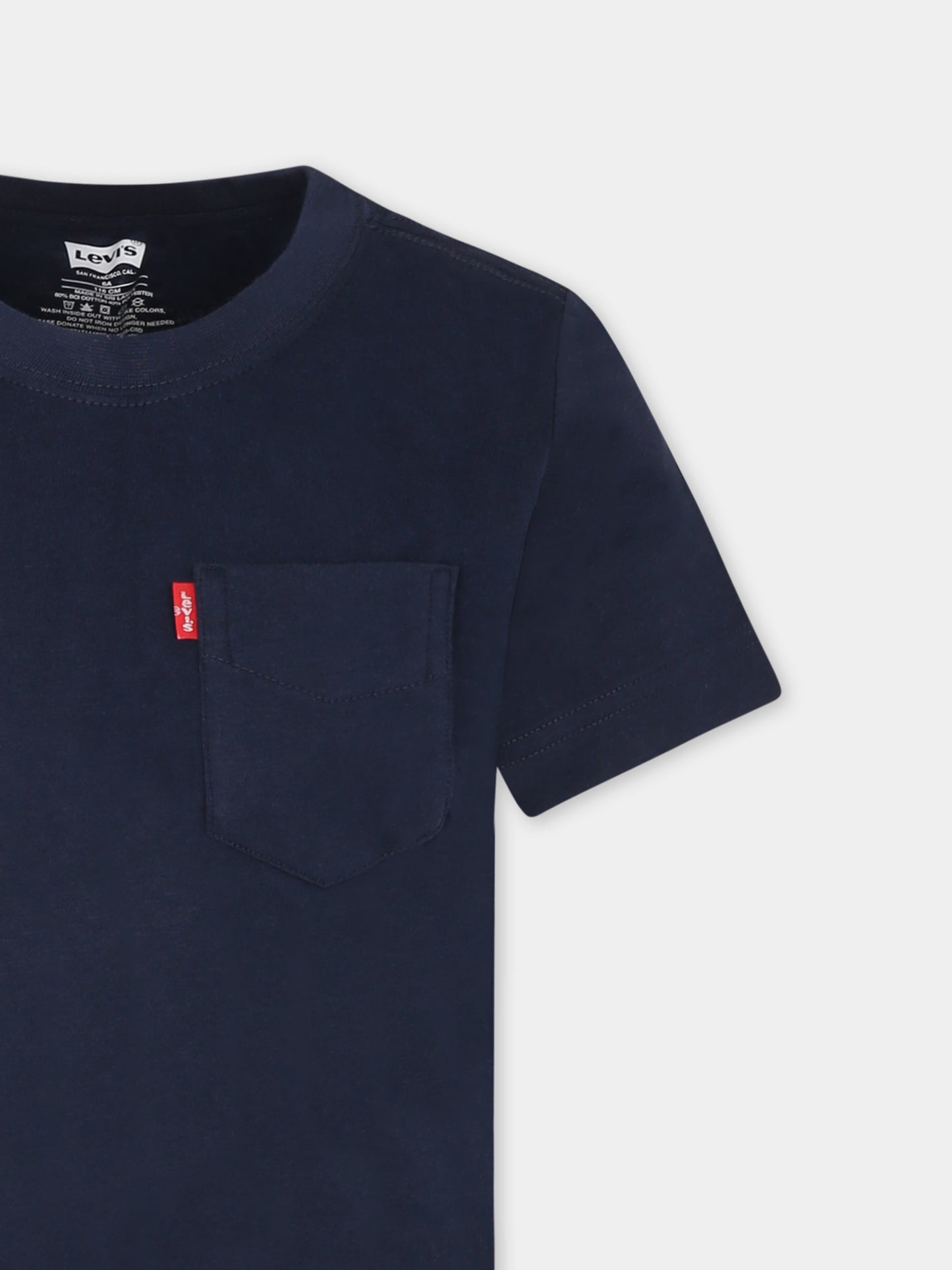 T-shirt blu per bambino,Levi's Kids,M359 C8D