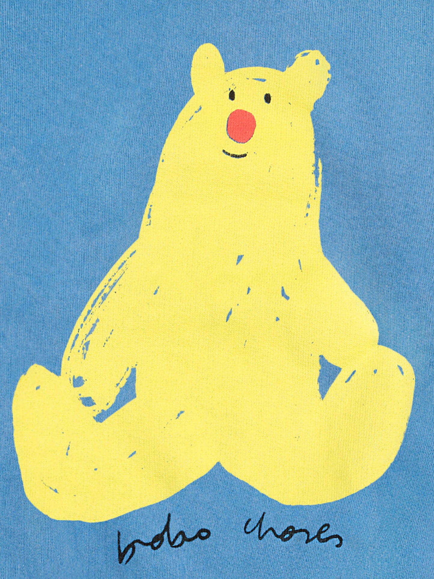 Felpa azzurra per bambini con orso,Bobo Choses,B125AC036