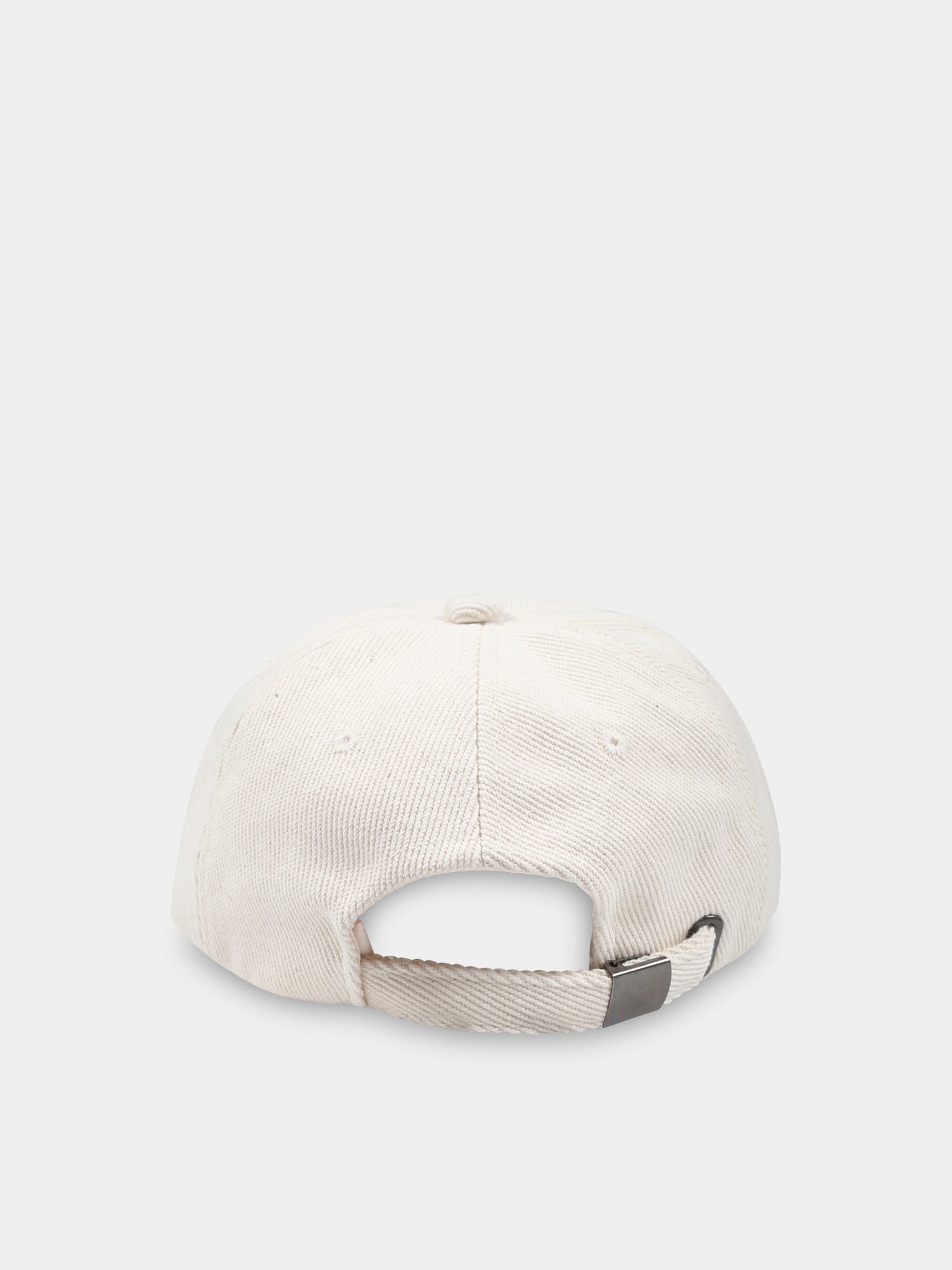 Cappello avorio per bambina con logo,Msgm Kids,S5MSJGBC196 013