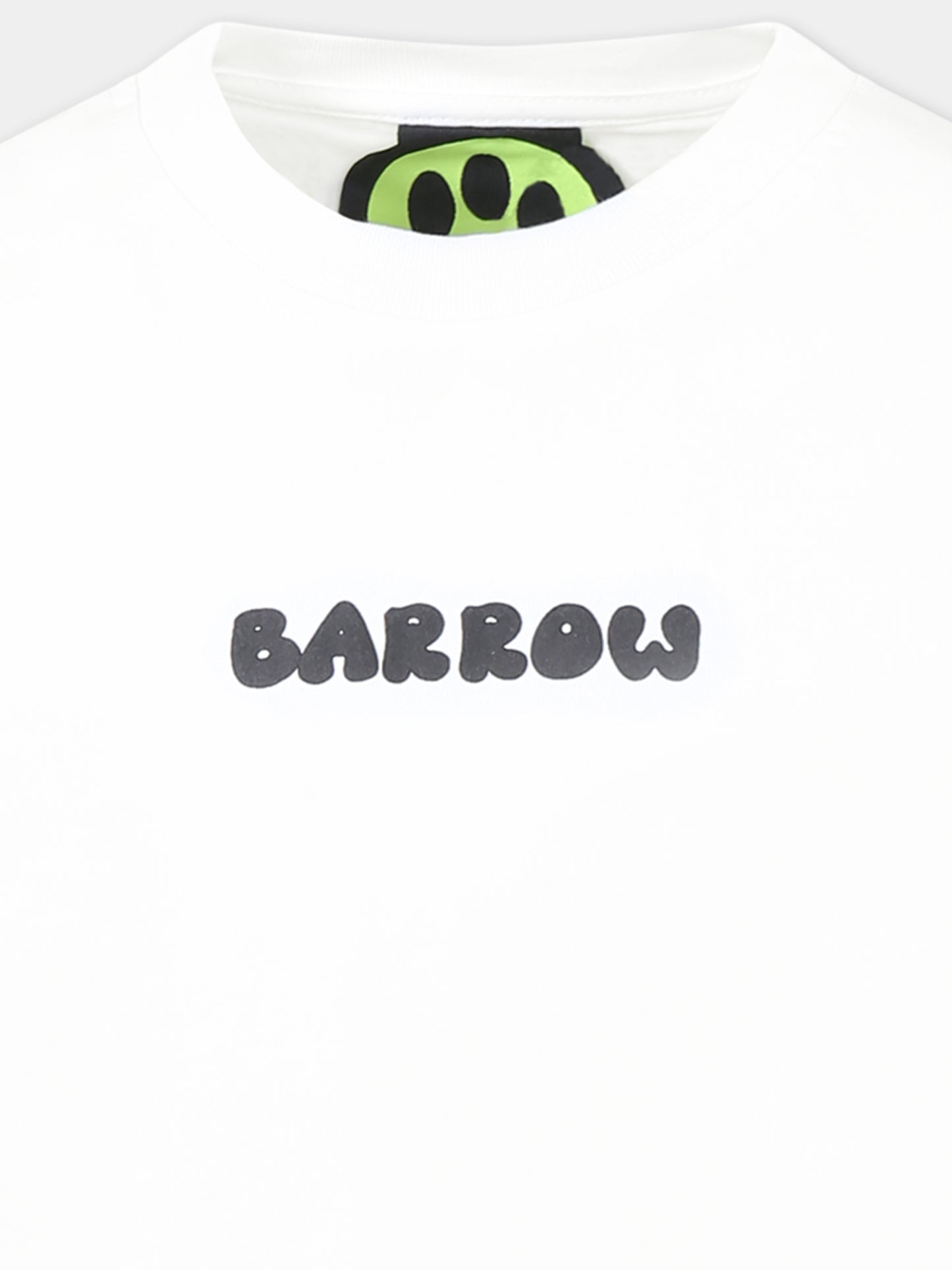 White t-shirt for kids with logo