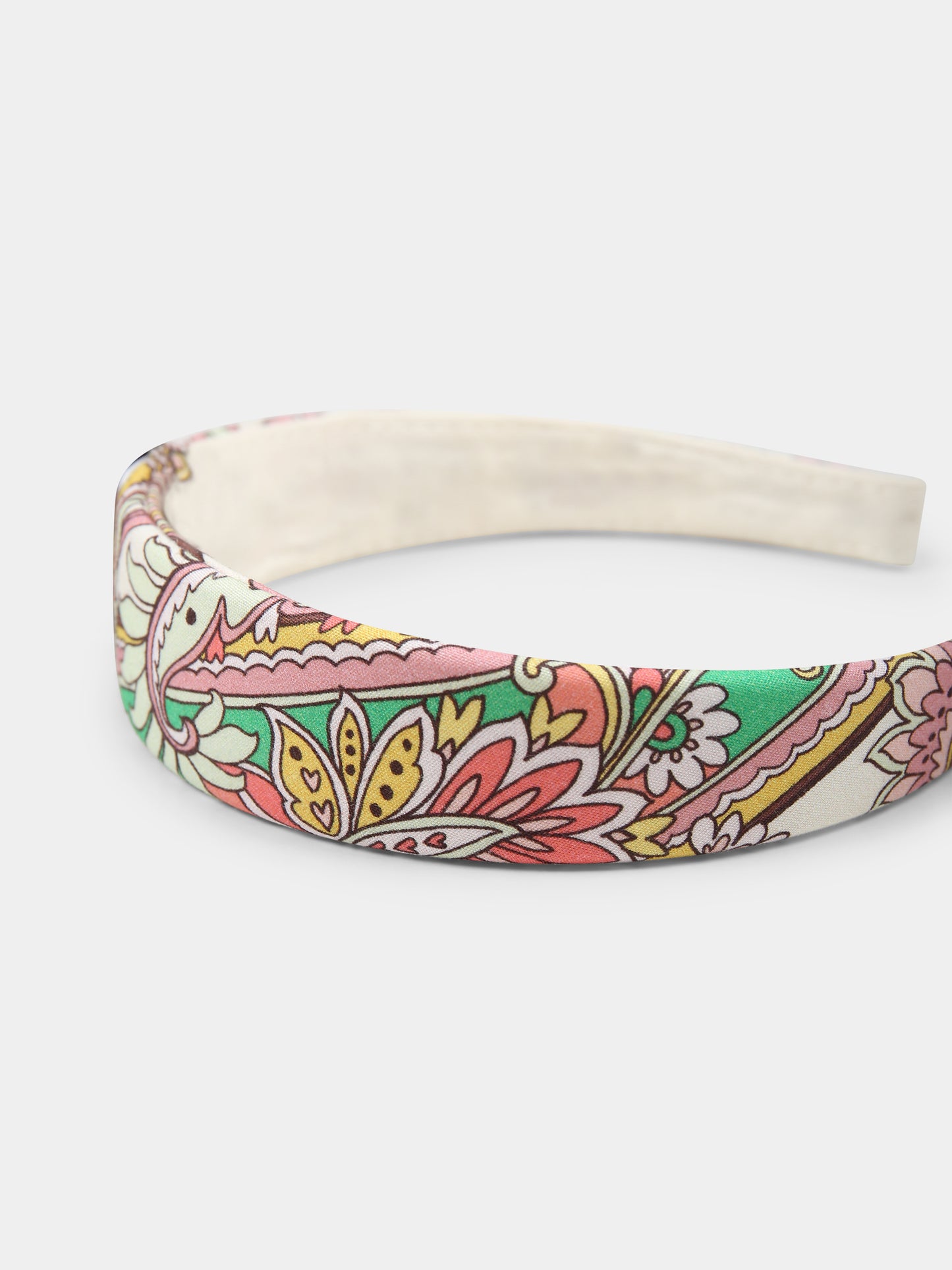 Cerchietto avorio per bambina con stmpa paisley,Etro,GW0A94 P0523 105MC