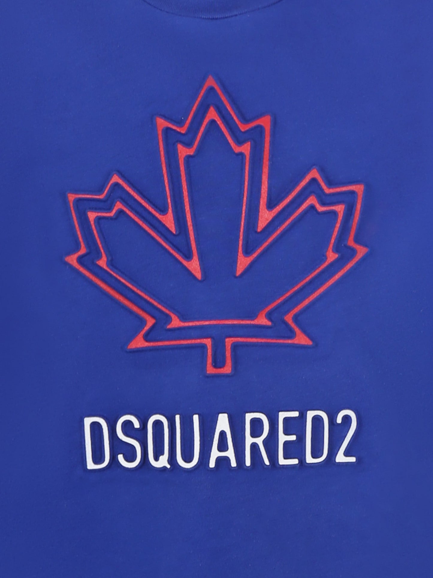 Blue T-shirt for kids with logo