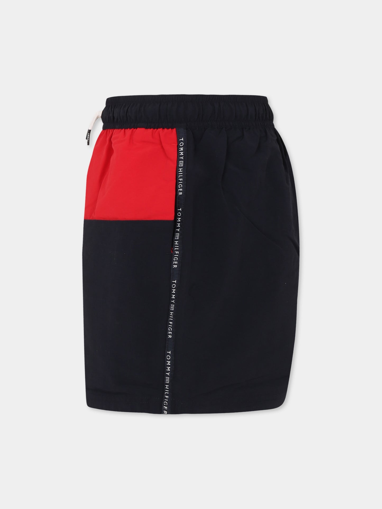 Boxer mare blu per bambino con logo,Tommy Hilfiger Junior,25S TAUB0UB00527 UB0UB00527 DW5