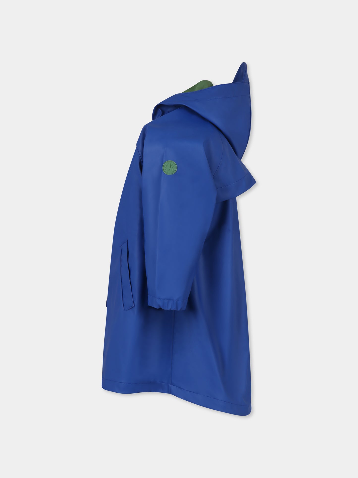 Impermeabile blu per bambino,Petit Bateau,A0CIZ SURF/PALMERAIE 01