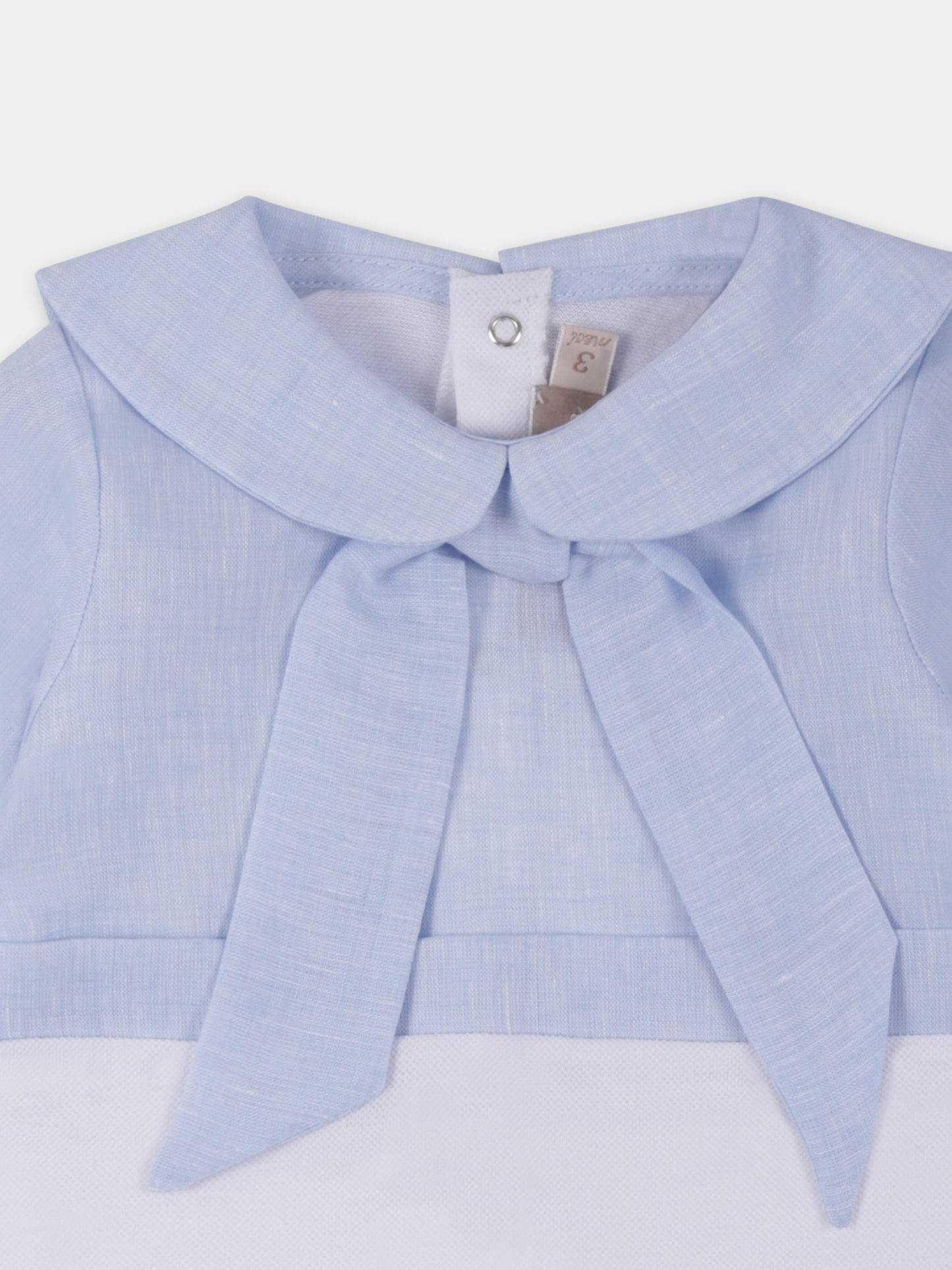 Tutina multicolor per neonato con nodo,La Stupenderia,TBTT57D34