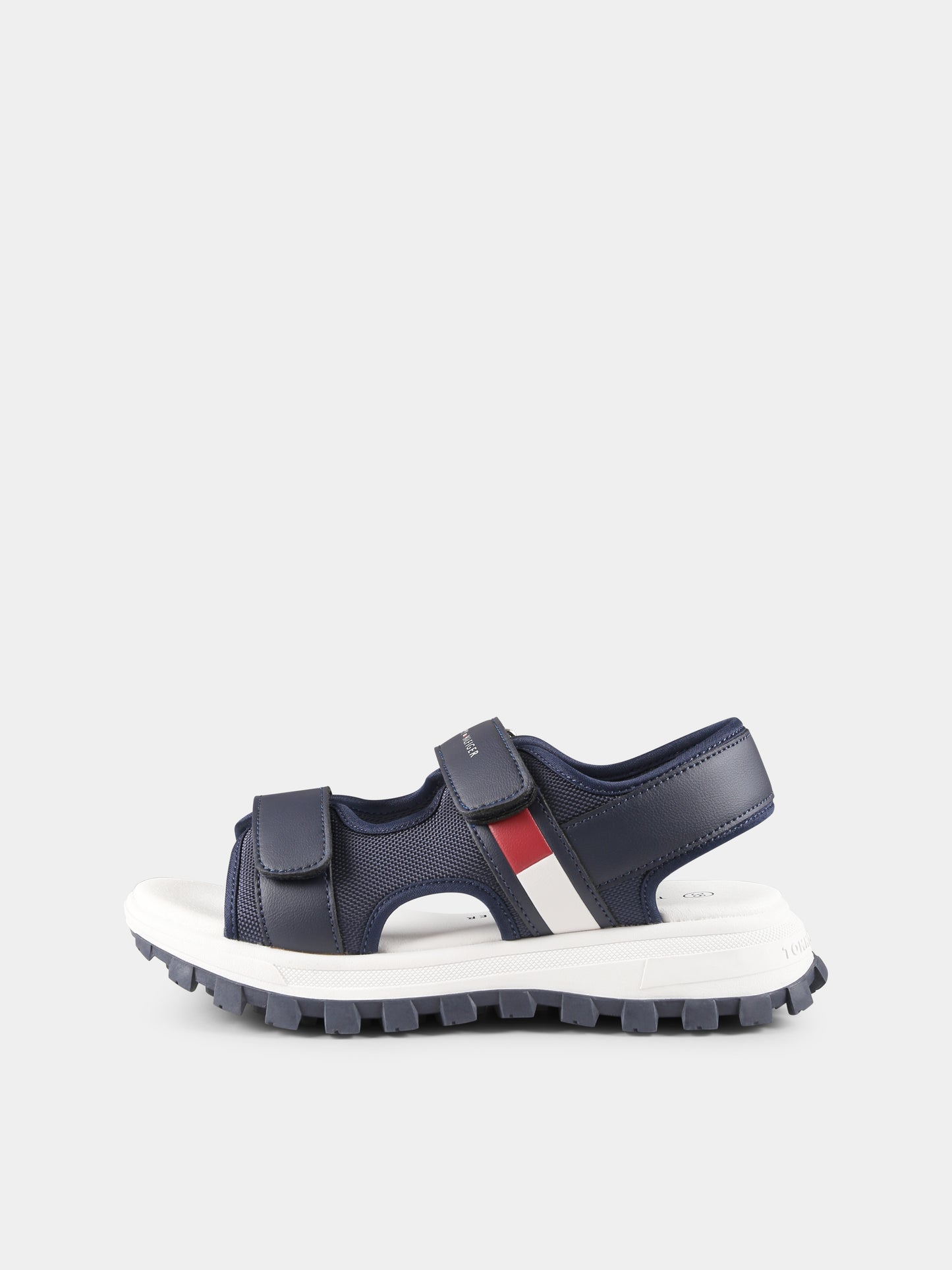 Sandali blu per bambino con logo,Tommy Hilfiger Junior,T3B2 33900 1591800