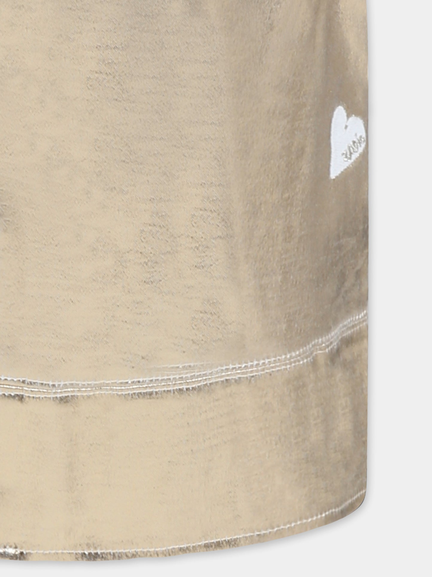 Gonna oro per bambina con cuore,Zadig & Voltaire Kids,X60329 240