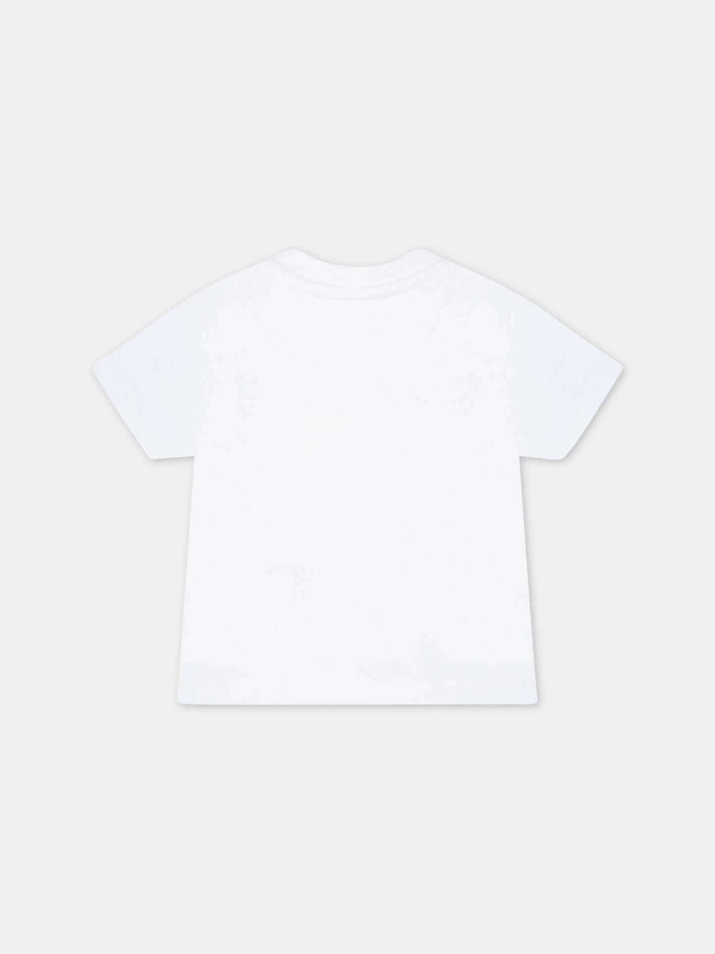 T-shirt bianca per neonati con loghi,Calvin Klein Kids,CKIN0IN00001 IN0IN00001 YAF