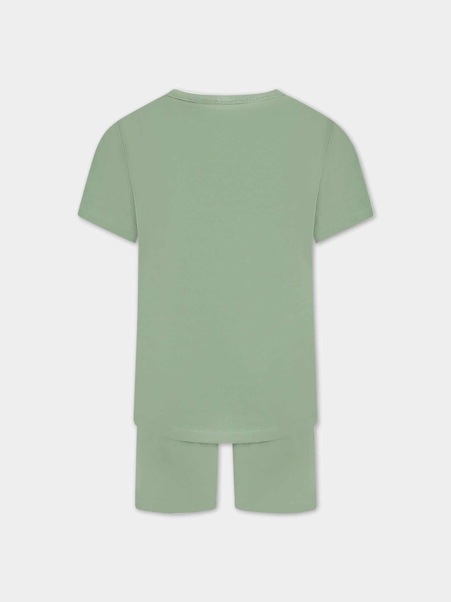 Pigiama verde per bambino con smile,Molo,6S23R401 8729