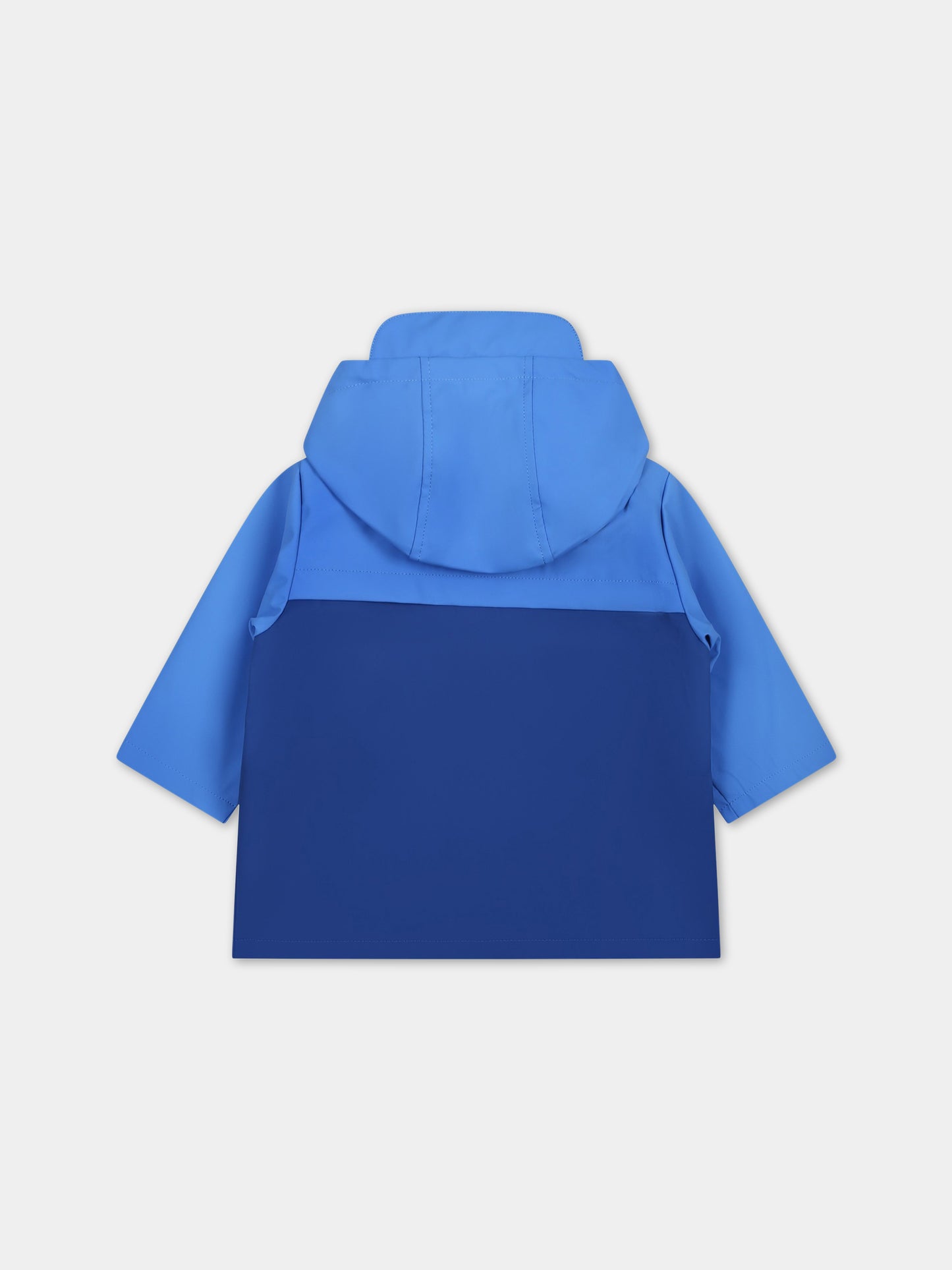 Impermeabile blu per bambino con patch,Carrement Beau,Y06032 V57