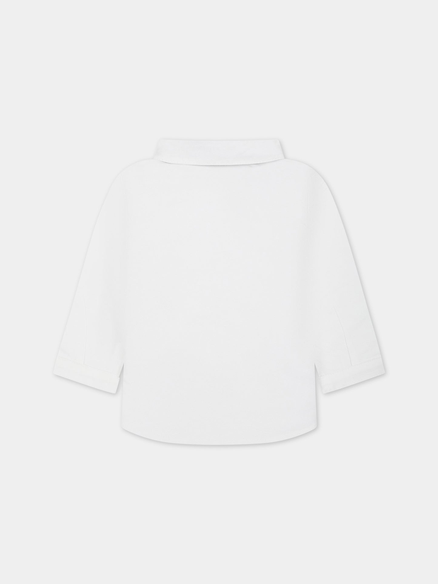 Camicia bianca per neonato con papillon,Carrement Beau,Y05226 10P