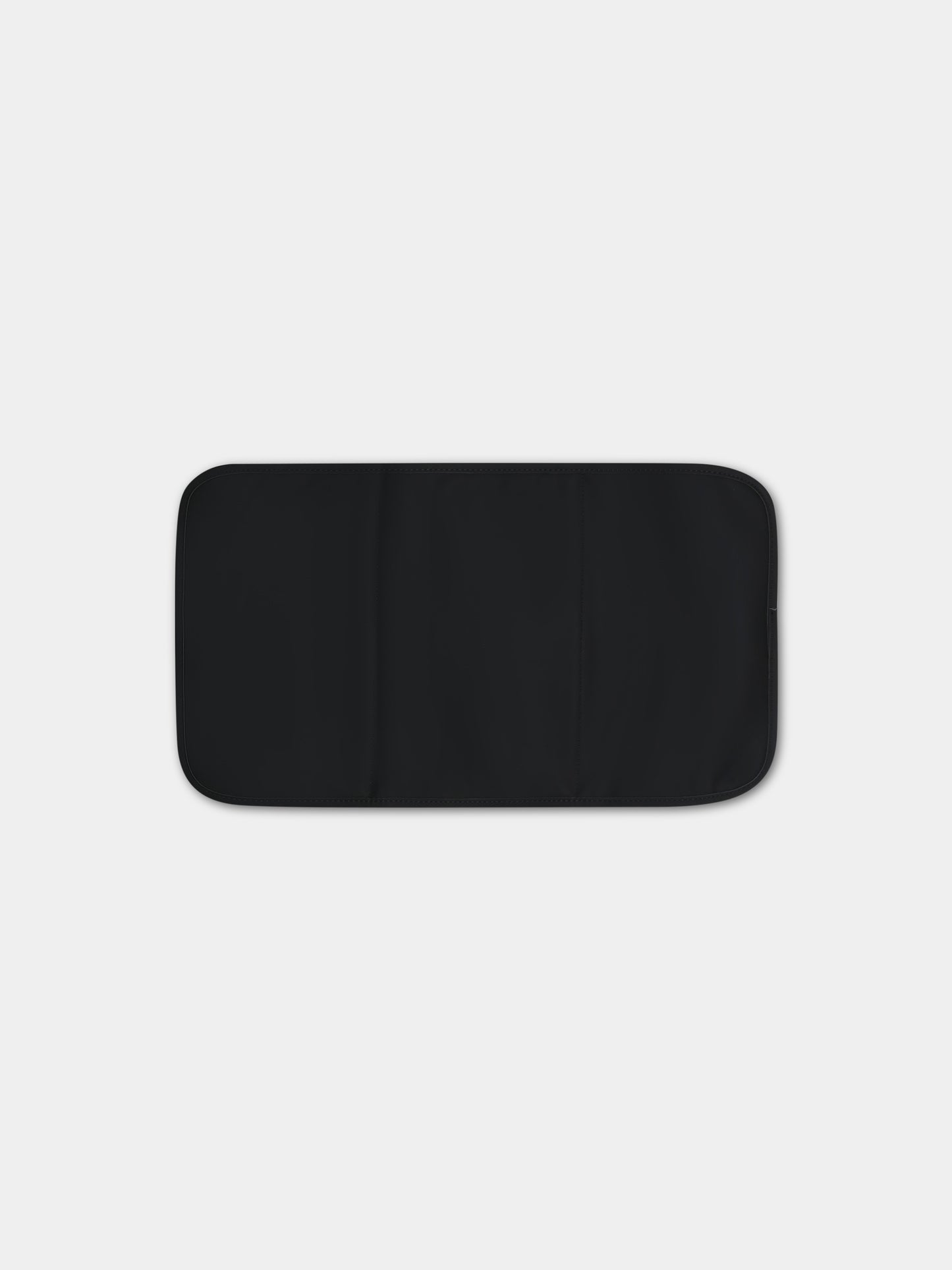 Borsa-mamma nera per neonato con patch logato,Boss,J90313 09B