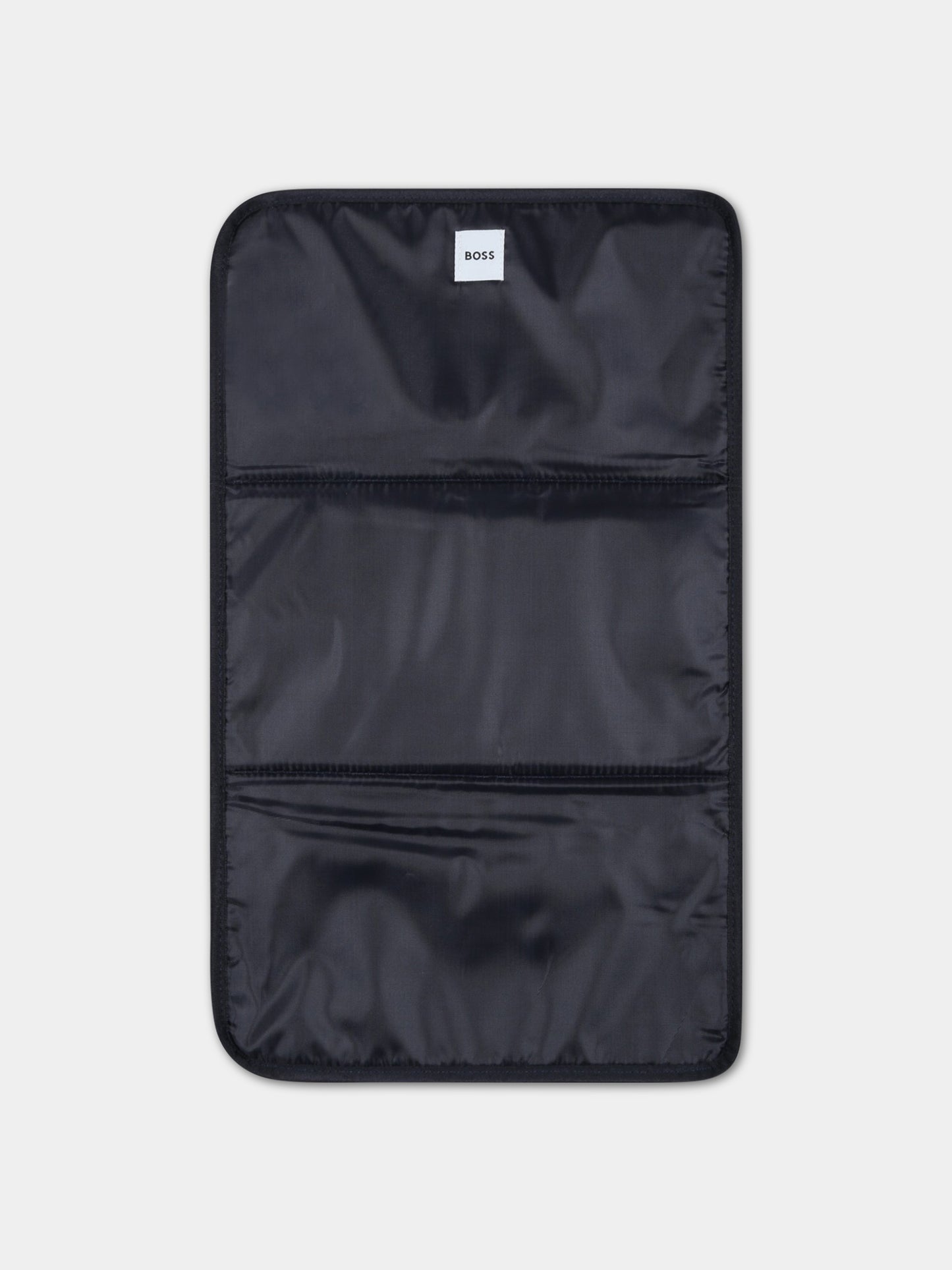 Borsa-mamma blu per neonato con patch logato,Boss,J90309 849