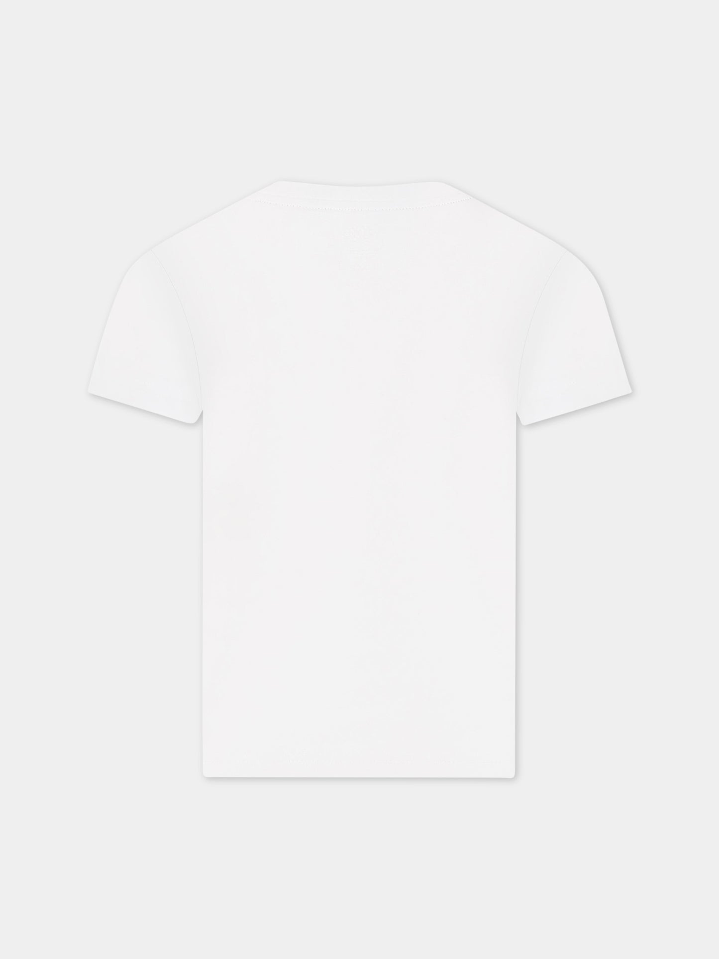 T-shirt bianca per bambino con logo,Timberland,T25T77 10P