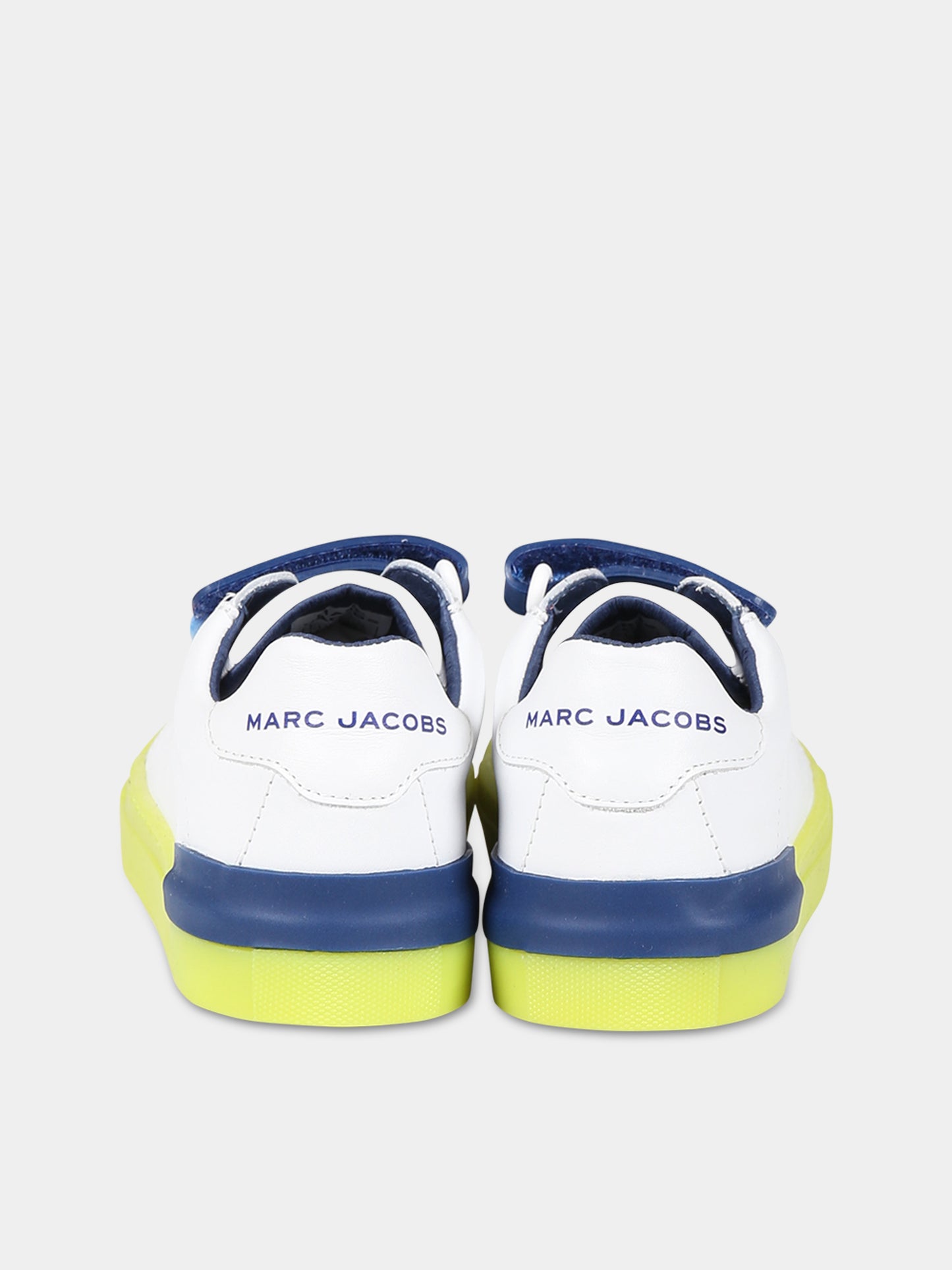 Sneakers bianco per bambino con logo,Little Marc Jacobs,W29062 10P