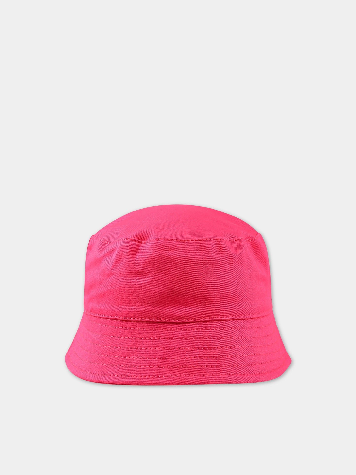 Cloche fucsia per bambina con logo,Kenzo Kids,K51024 491