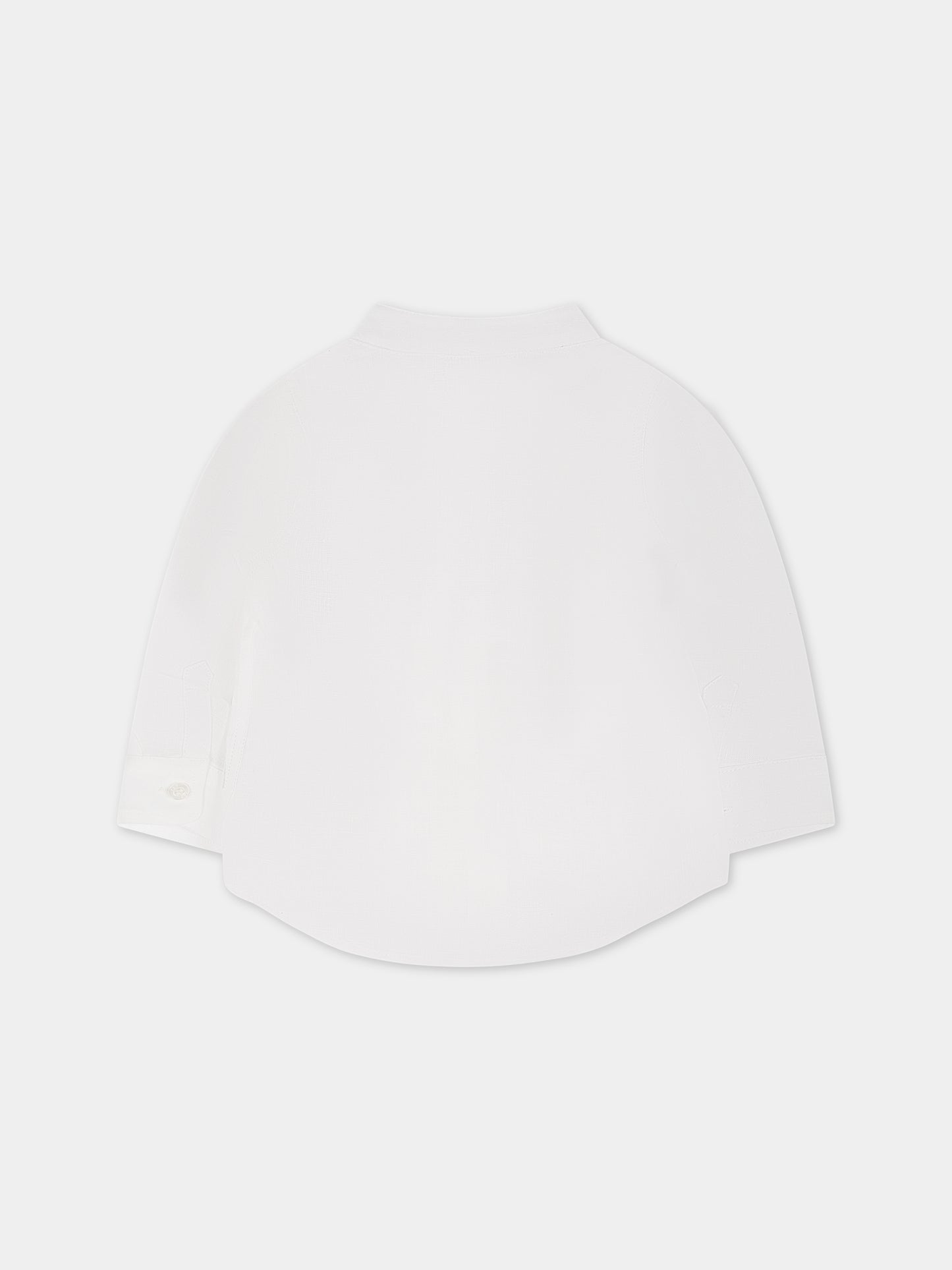 Camicia bianca per neonato con logo,Fay Kids,FS5520 I0068 100