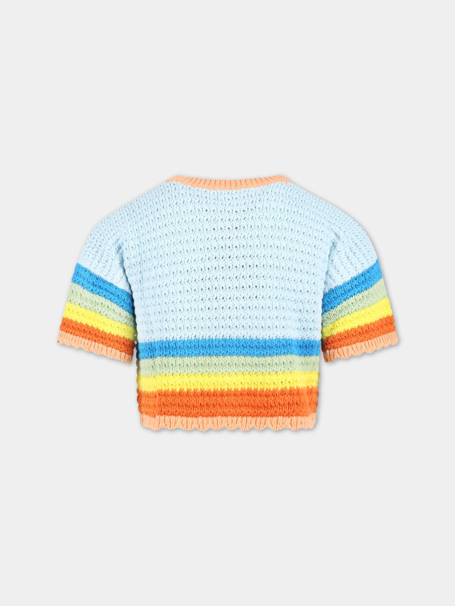 Cardigan multicolor per bambina,Stella Mccartney Kids,TS9A13 Z1146 999