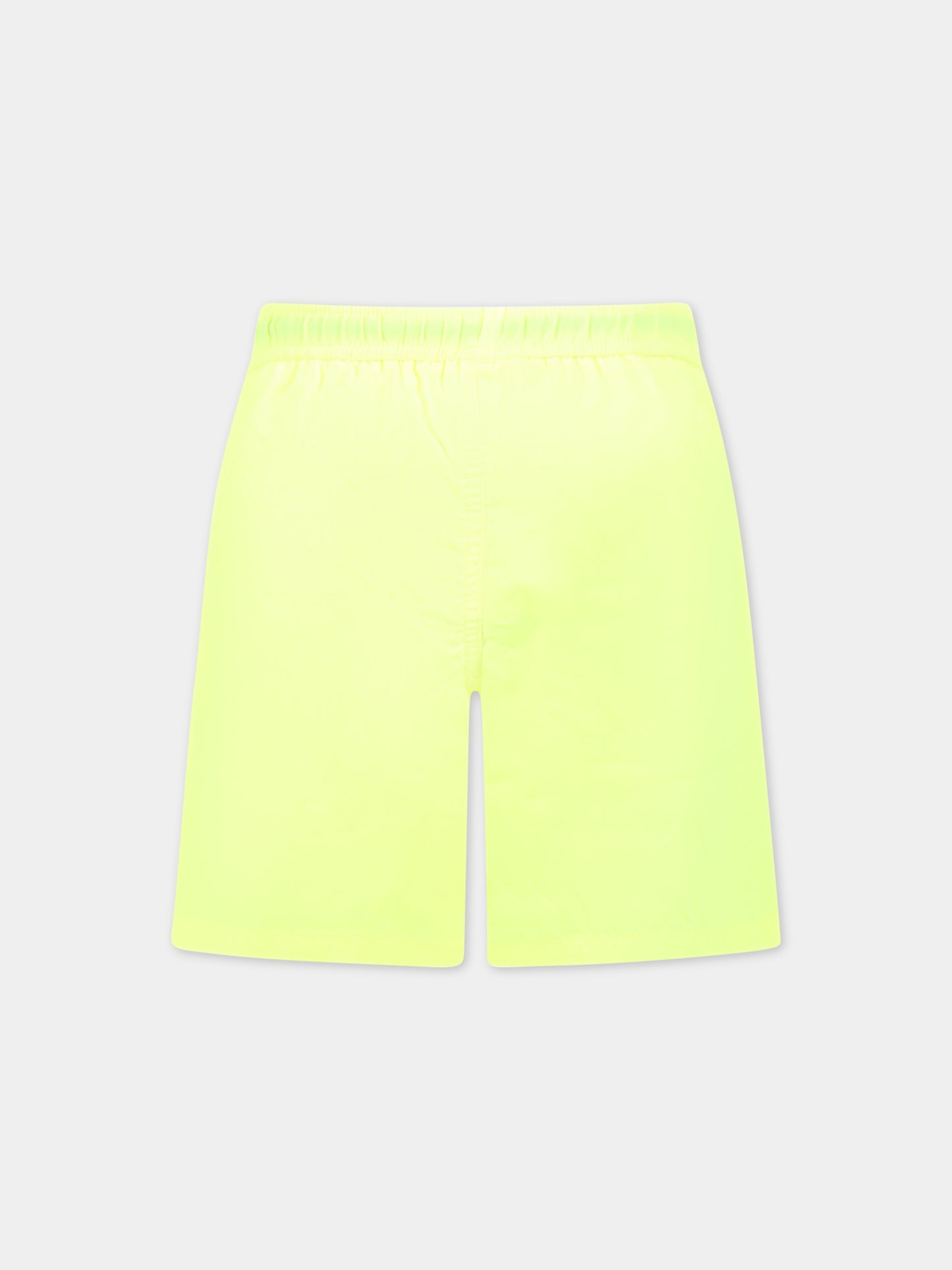 Boxer mare giallo per bambino con logo nero,Msgm Kids,MS029495 023