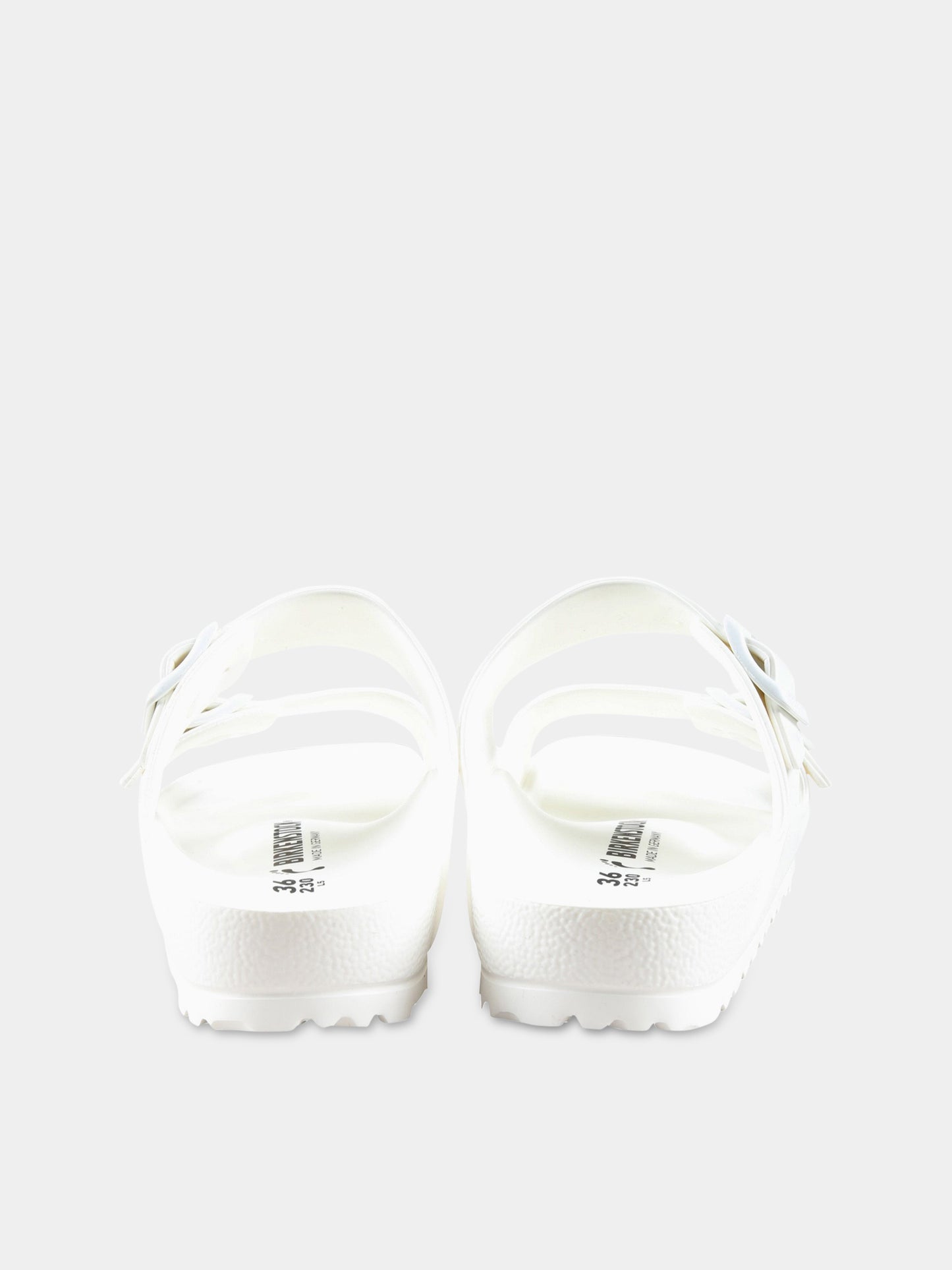 Sandali bianchi Arizona Eva per bambini con logo,Birkenstock,129443