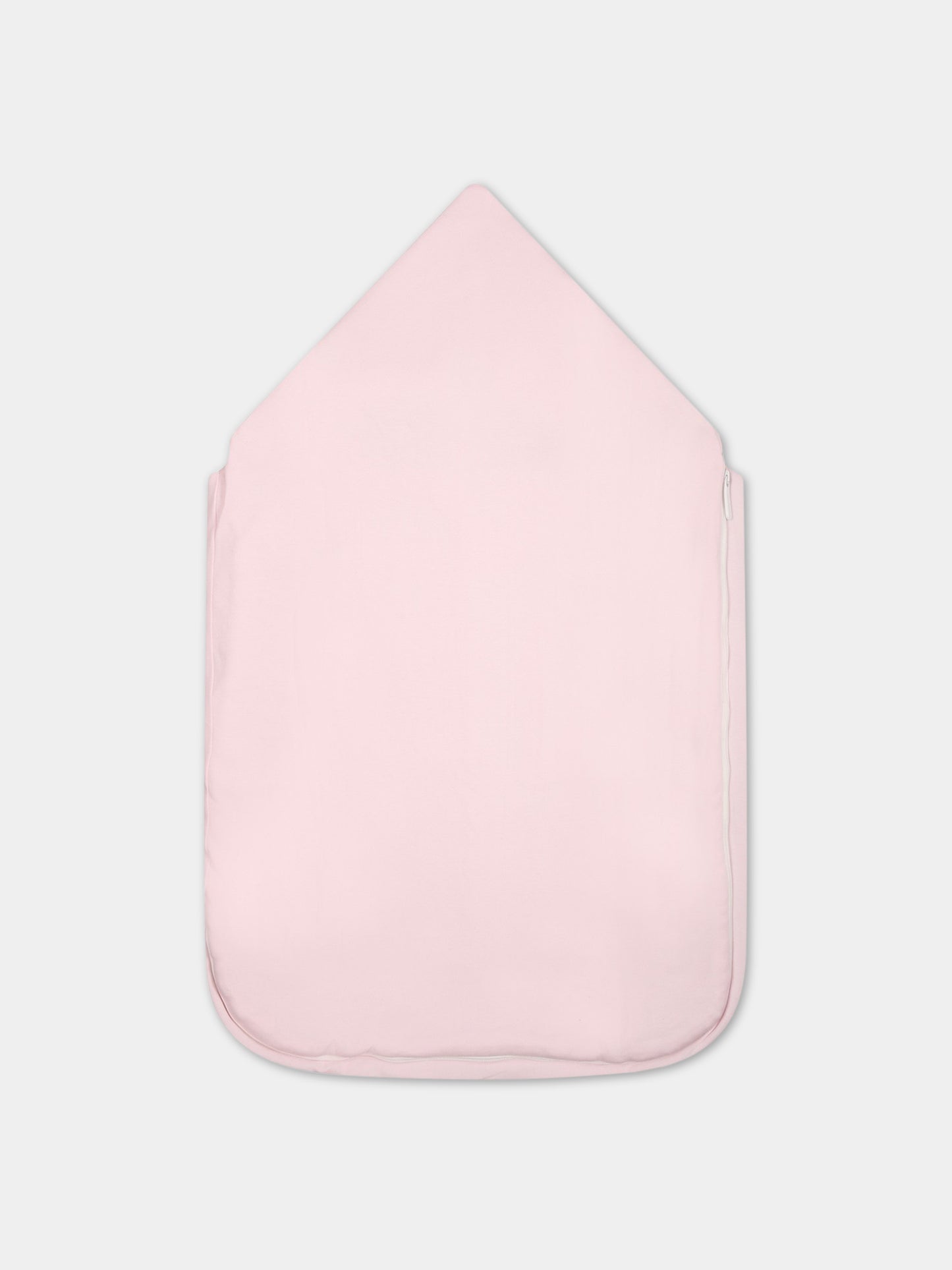 Sacco nanna rosa per neonata con logo,Monnalisa,35A005 1000 0191
