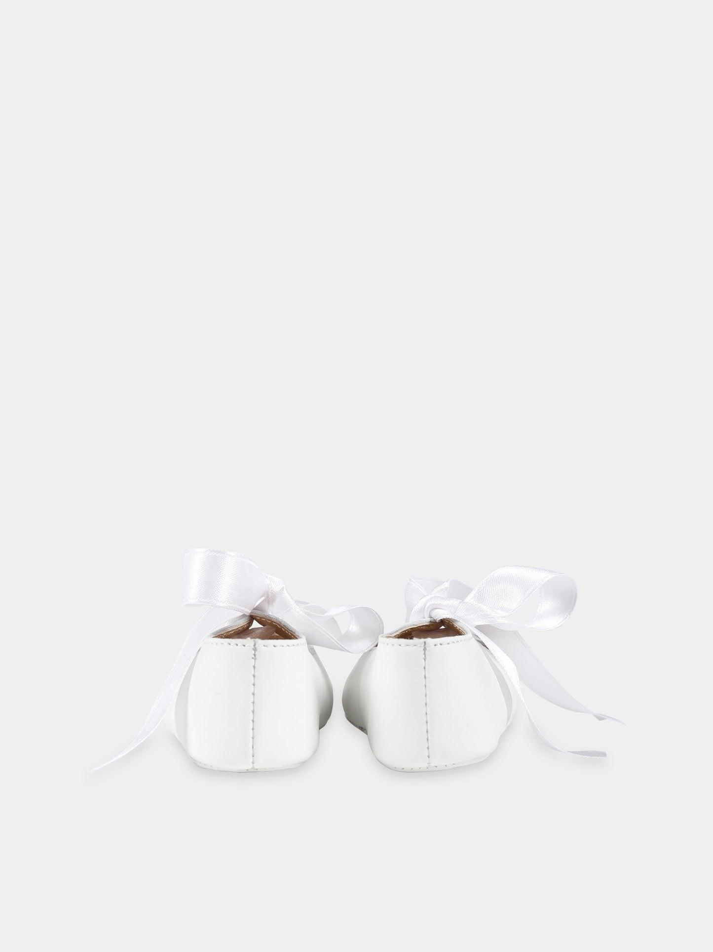 Ballerine bianche per neonata,Gallucci Kids,C20033AM9NB100