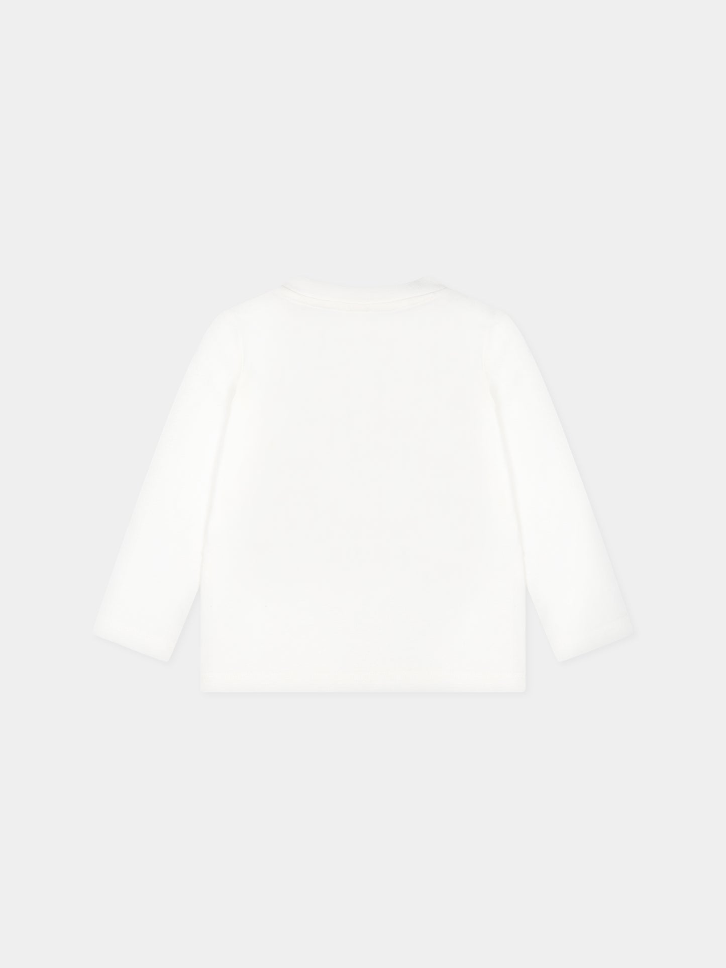 T-shirt bianca per neonata con logo,Stella Mccartney Kids,TT8080 Z0434 101