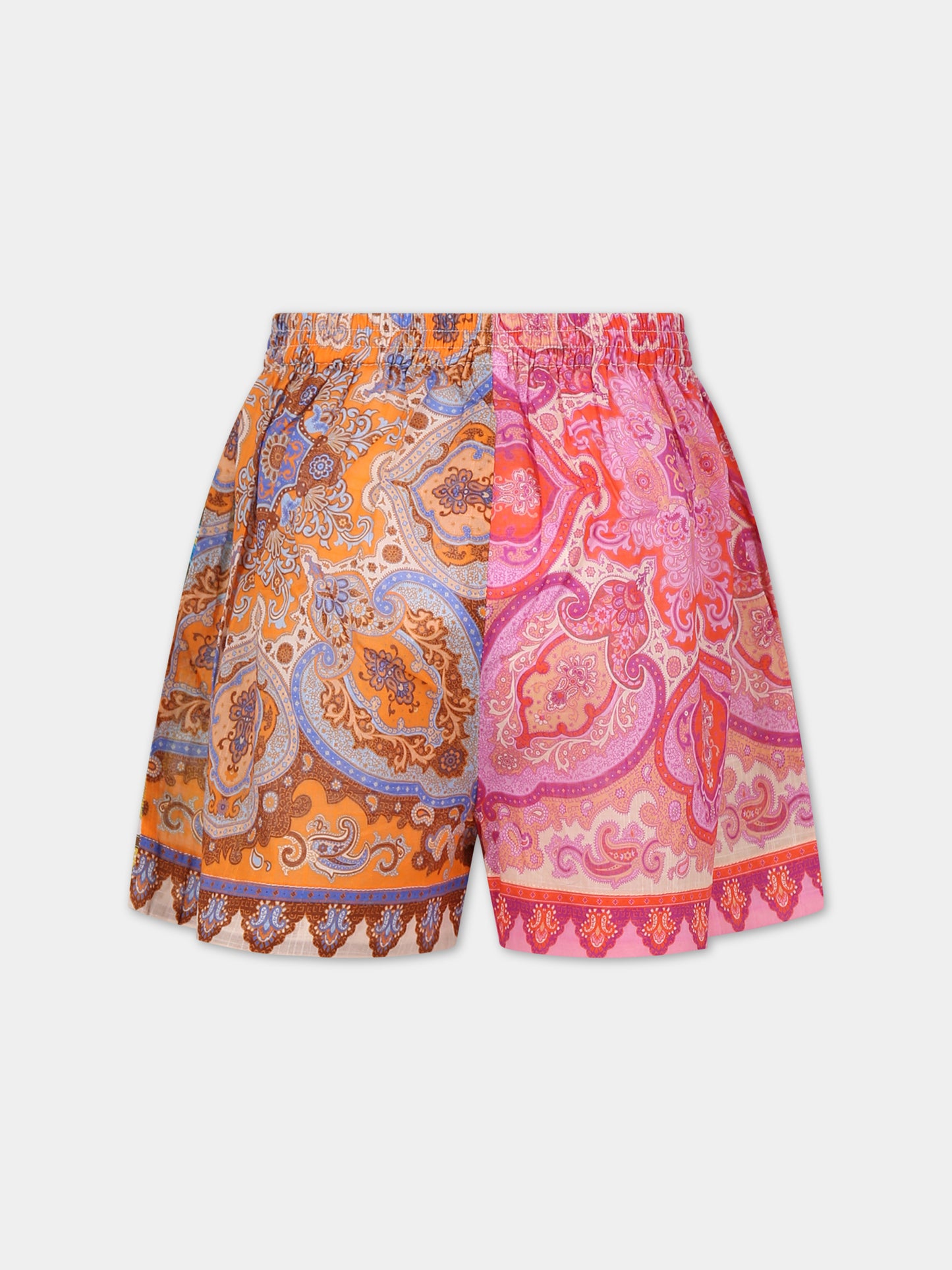 Shorts multicolor per bambina con stampa,Zimmermann,7673ASS235