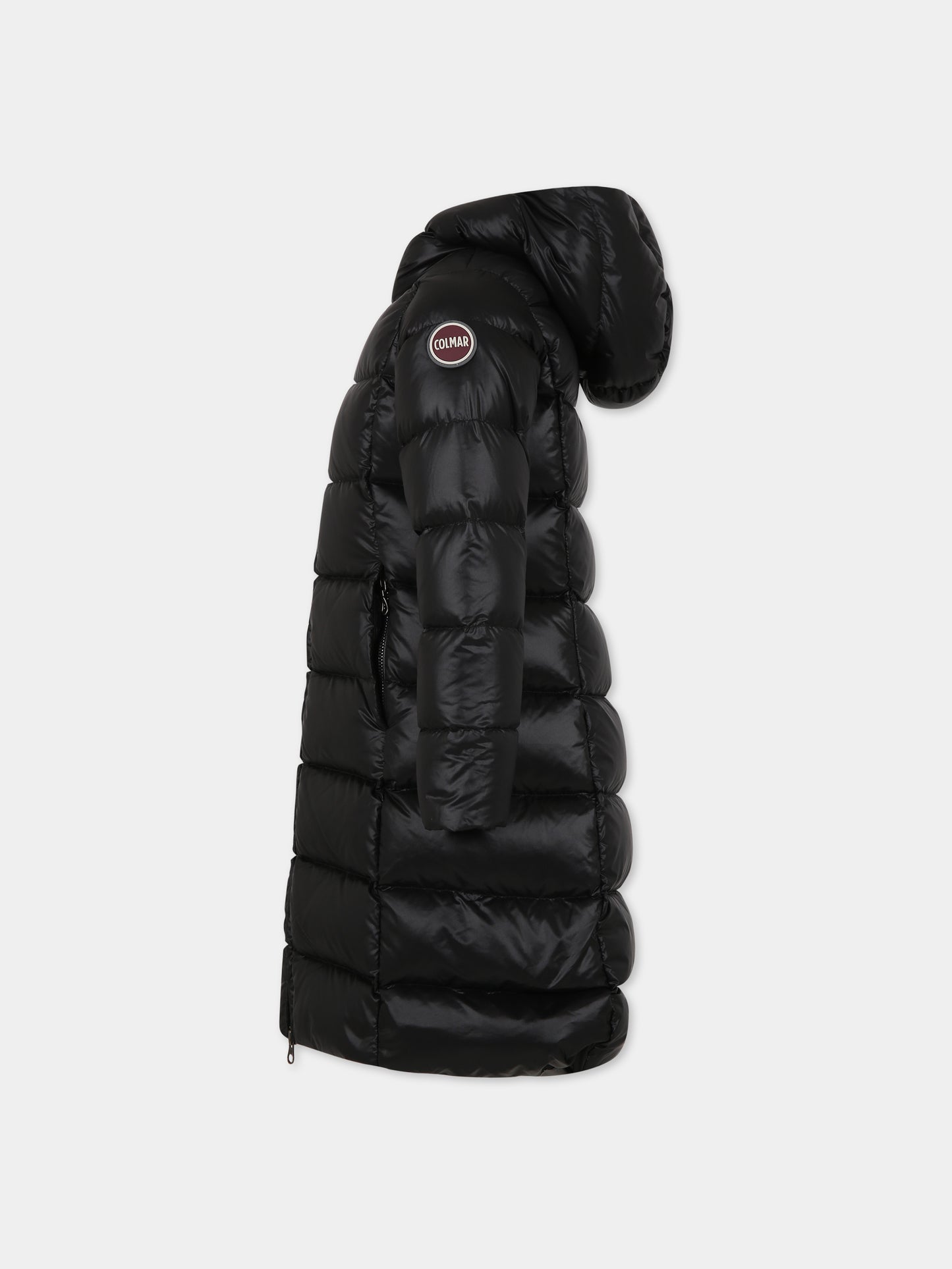 Piumino nero per bambina con logo,Colmar Originals Kids,3499A 5WG 99